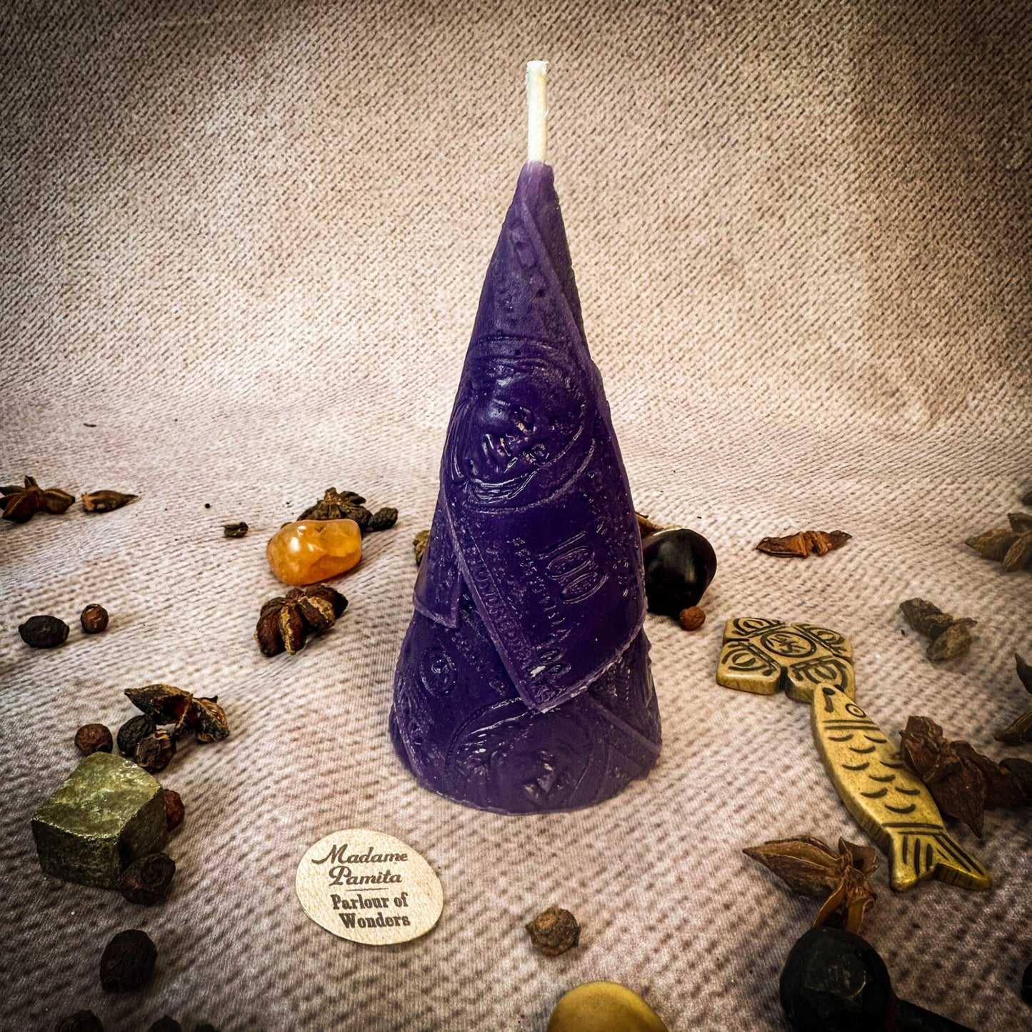 Beeswax Money Maker Spell Candle