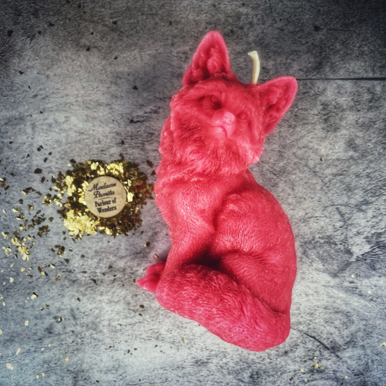 Beeswax Fox Candle