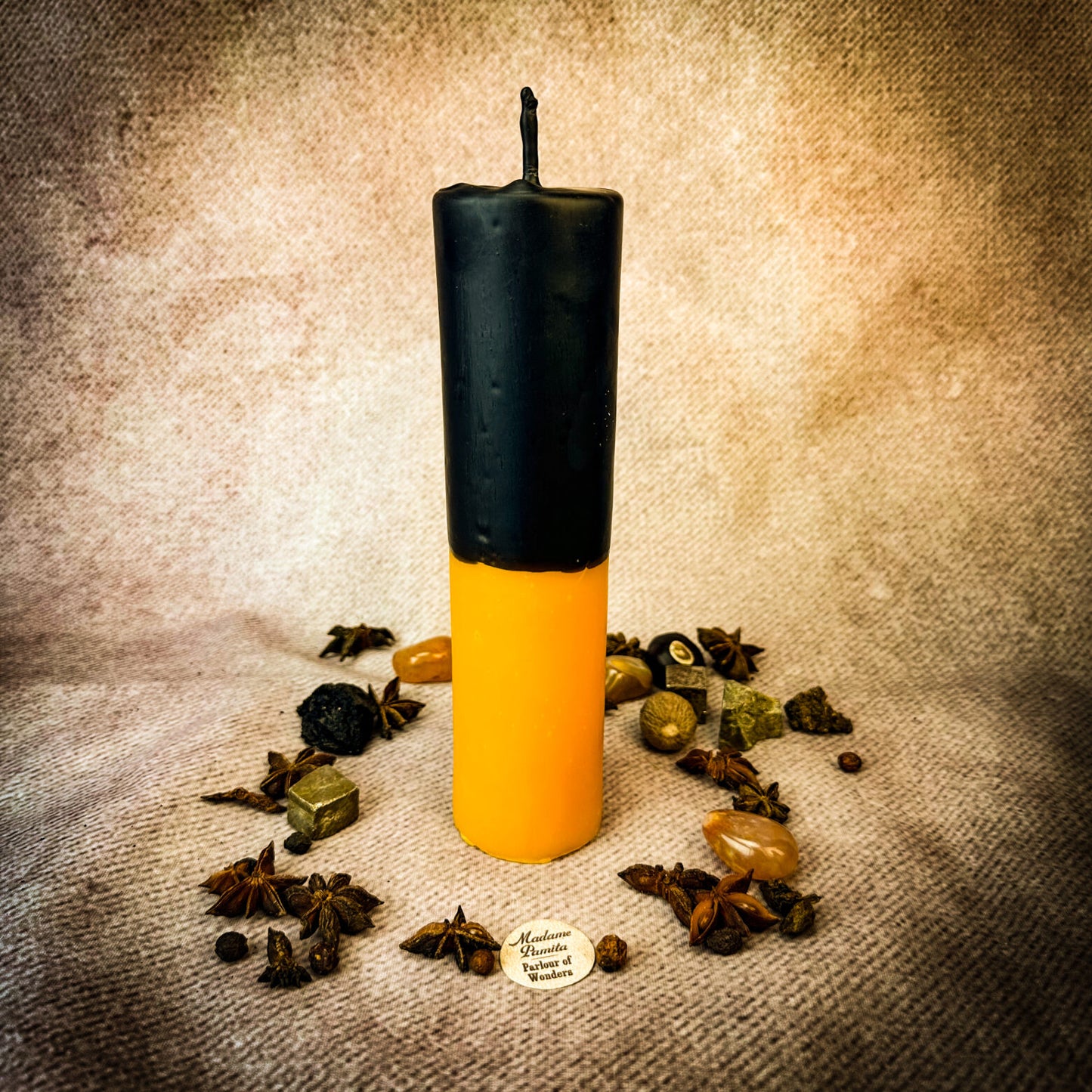 Yellow Beeswax Reversing Vigil Candle and Vigil Refill
