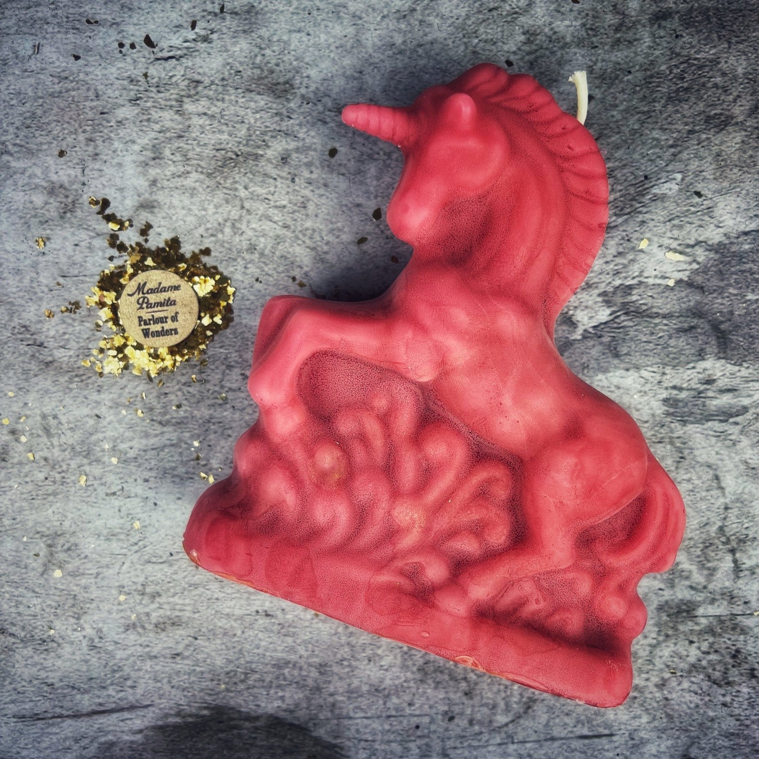Unicorn Beeswax Candle