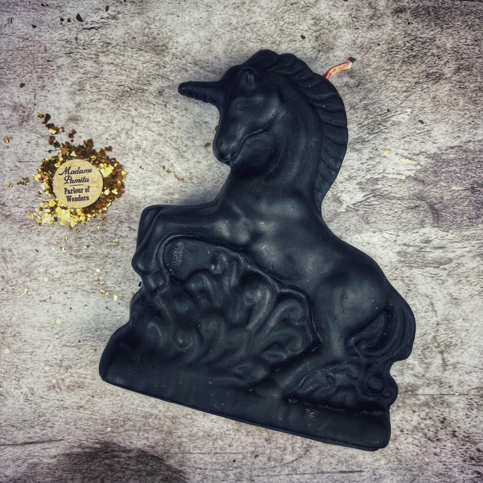 Unicorn Beeswax Candle