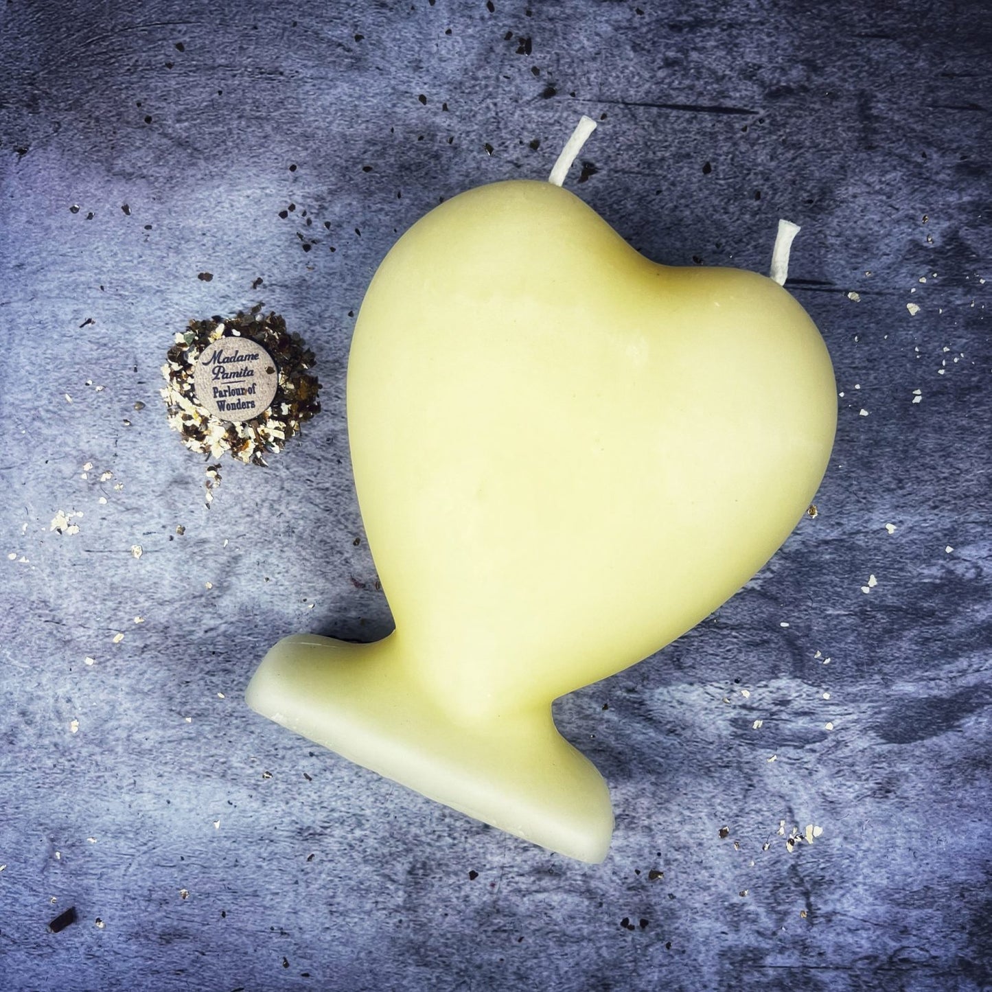 Beeswax Twin Flame Love Spell Candle