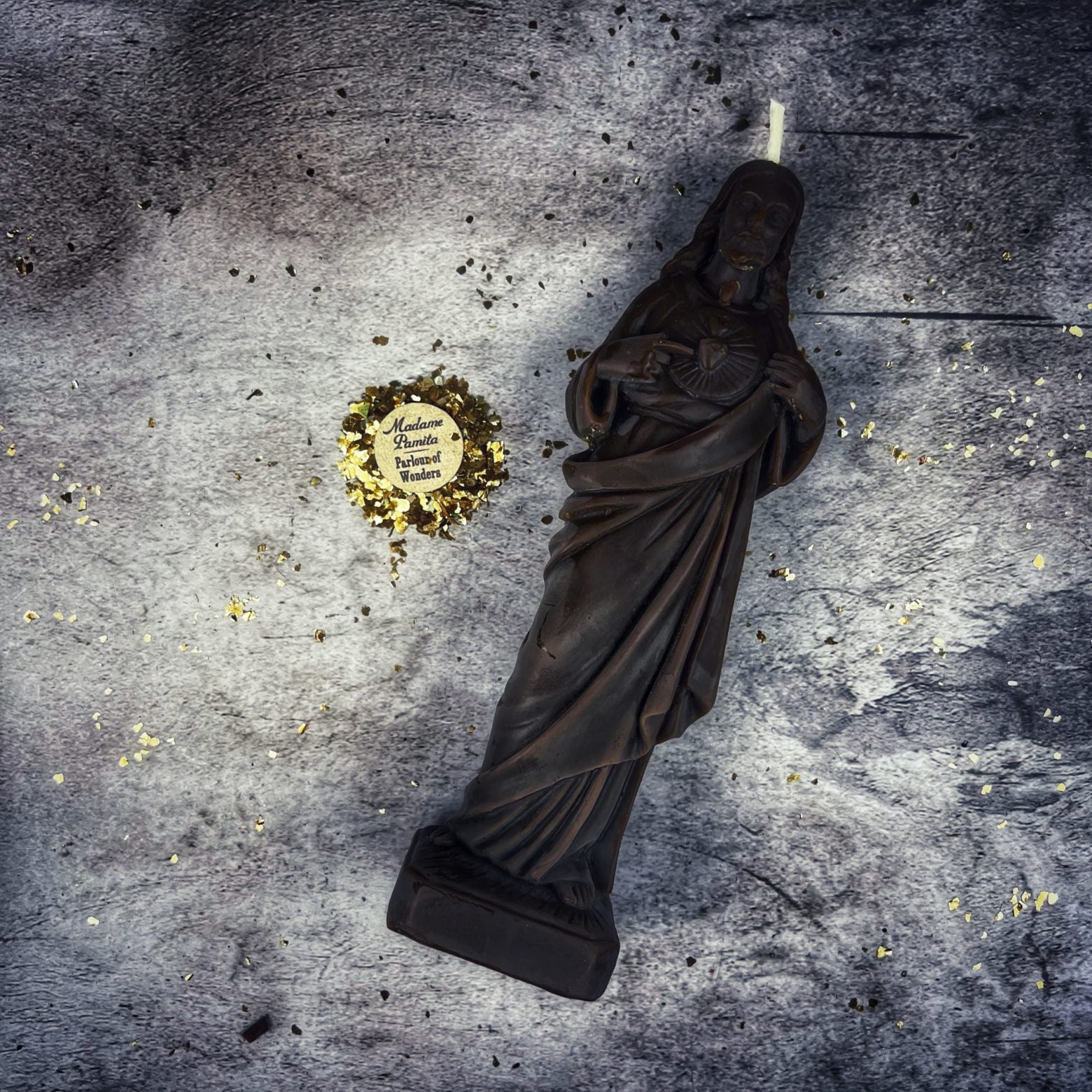 Beeswax Jesus Candle