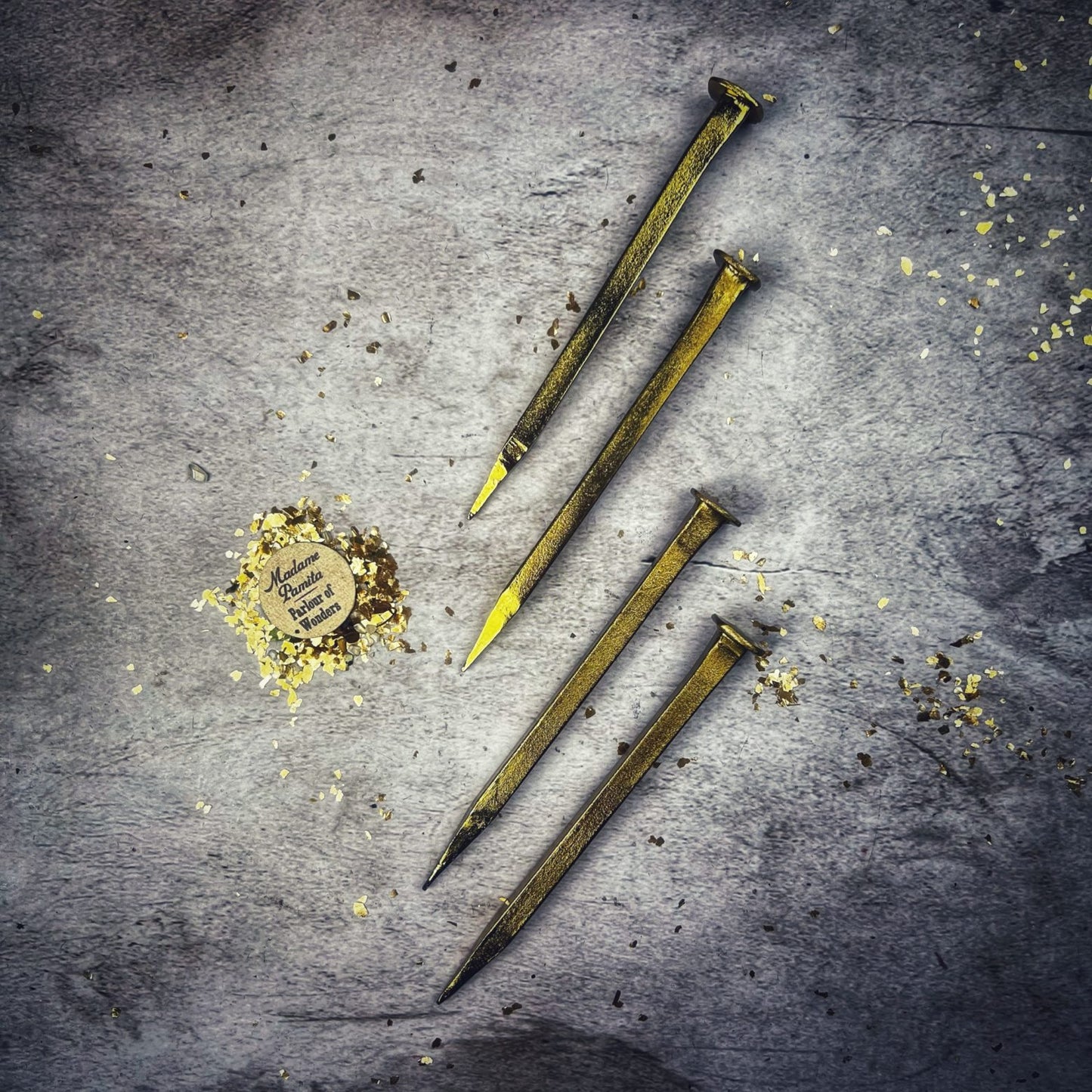 5″ Forged Brass Nails