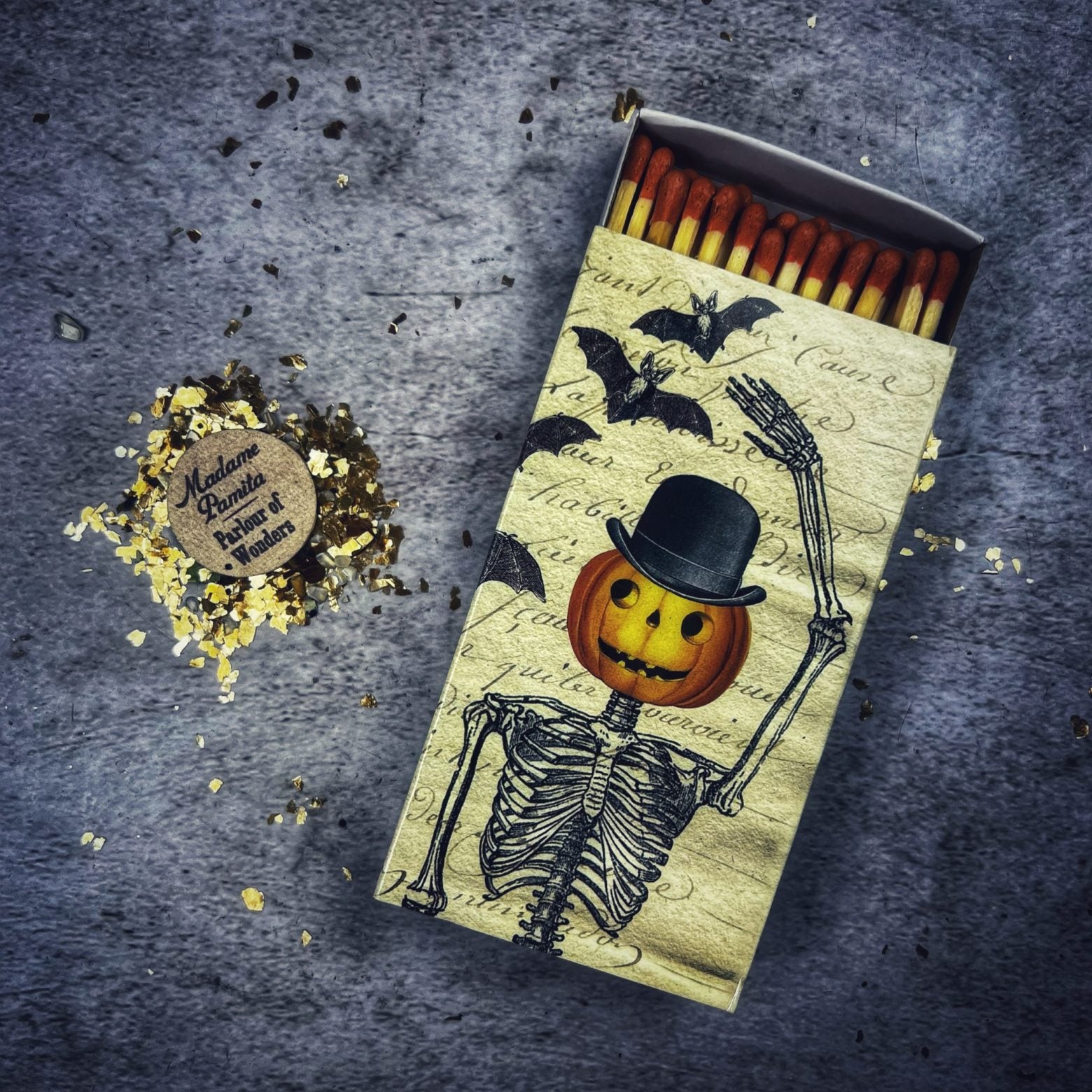 Jack-o-Lantern Skeleton Matches