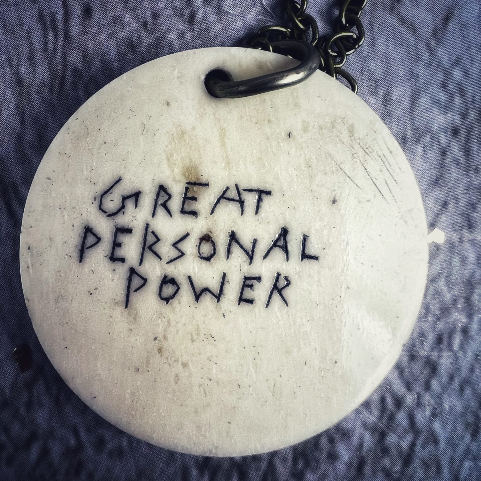Great Personal Power Bone Charm Necklace