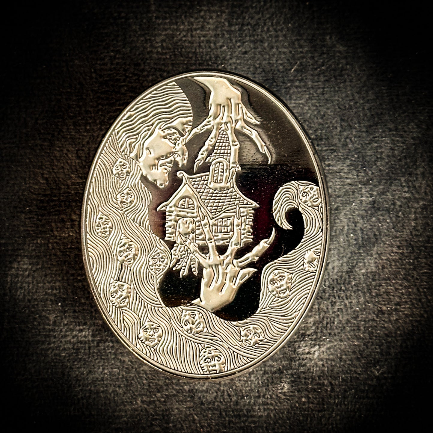 Baba Yaga Enamel Pin