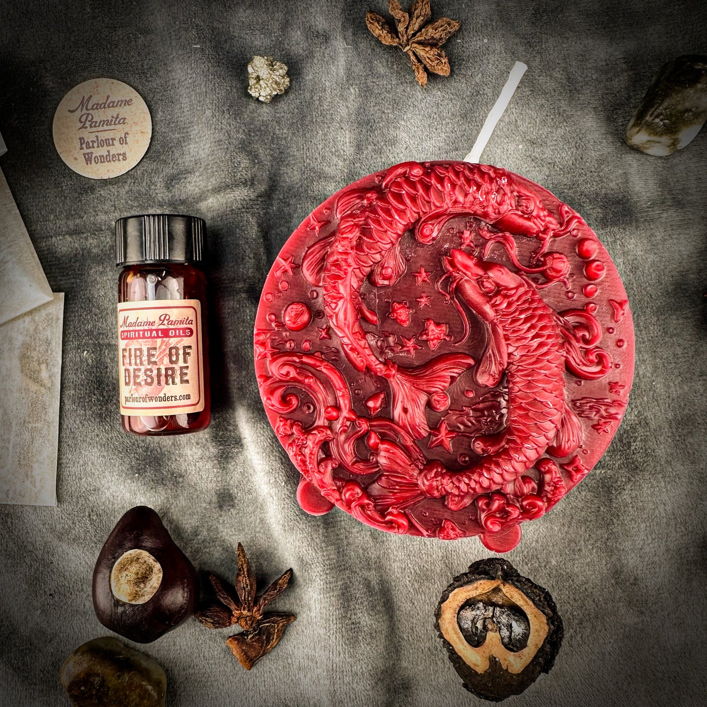 Pisces Power Candle Spell Kit