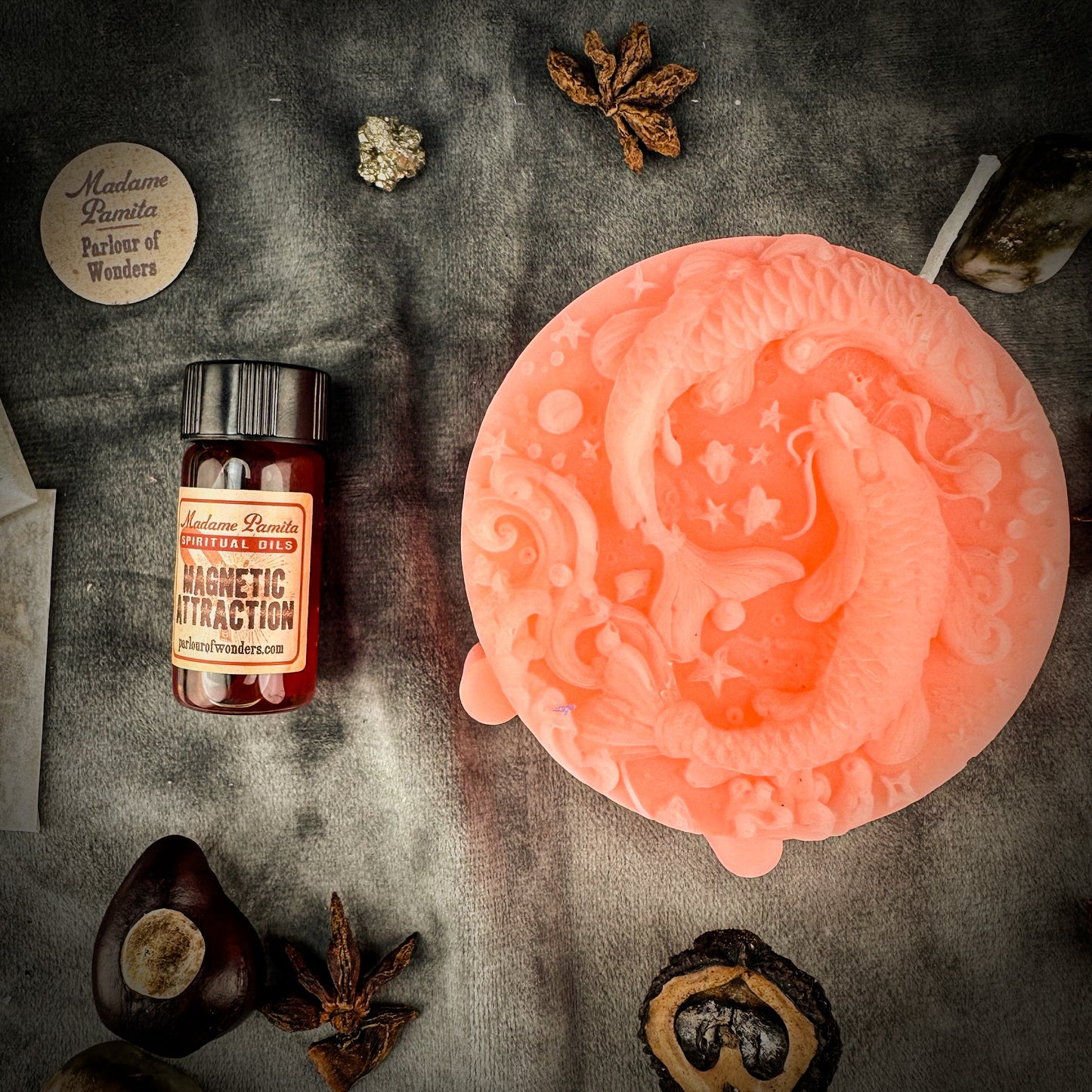 Pisces Power Candle Spell Kit