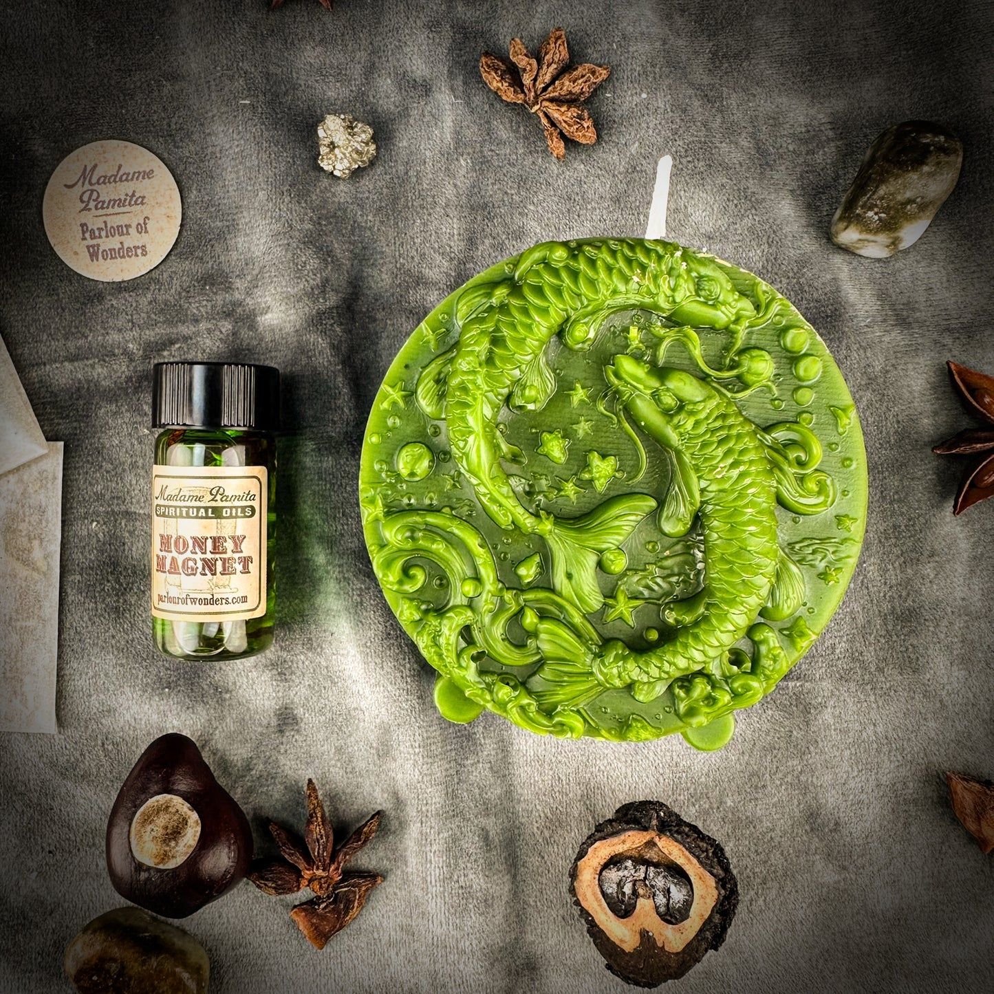 Pisces Power Candle Spell Kit