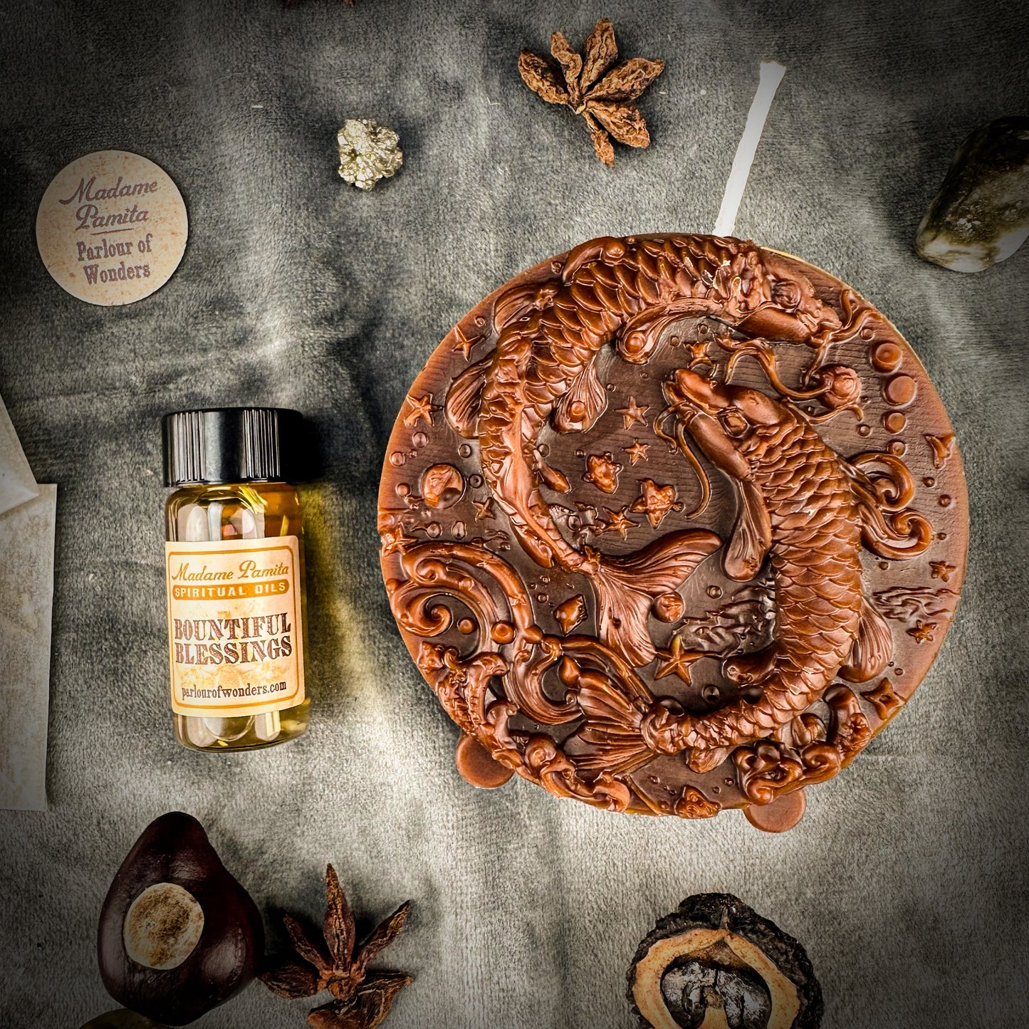 Pisces Power Candle Spell Kit