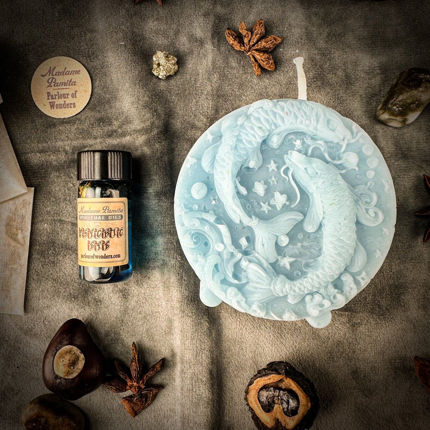 Pisces Power Candle Spell Kit