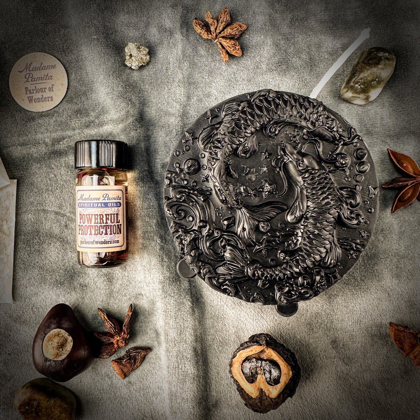 Pisces Power Candle Spell Kit