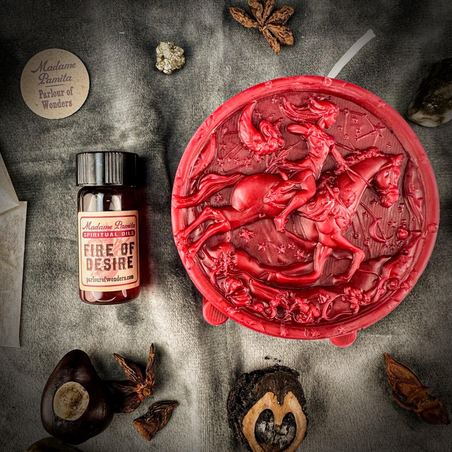 Sagittarius Power Candle Spell Kit - Adventure, Optimism & Wisdom Magic