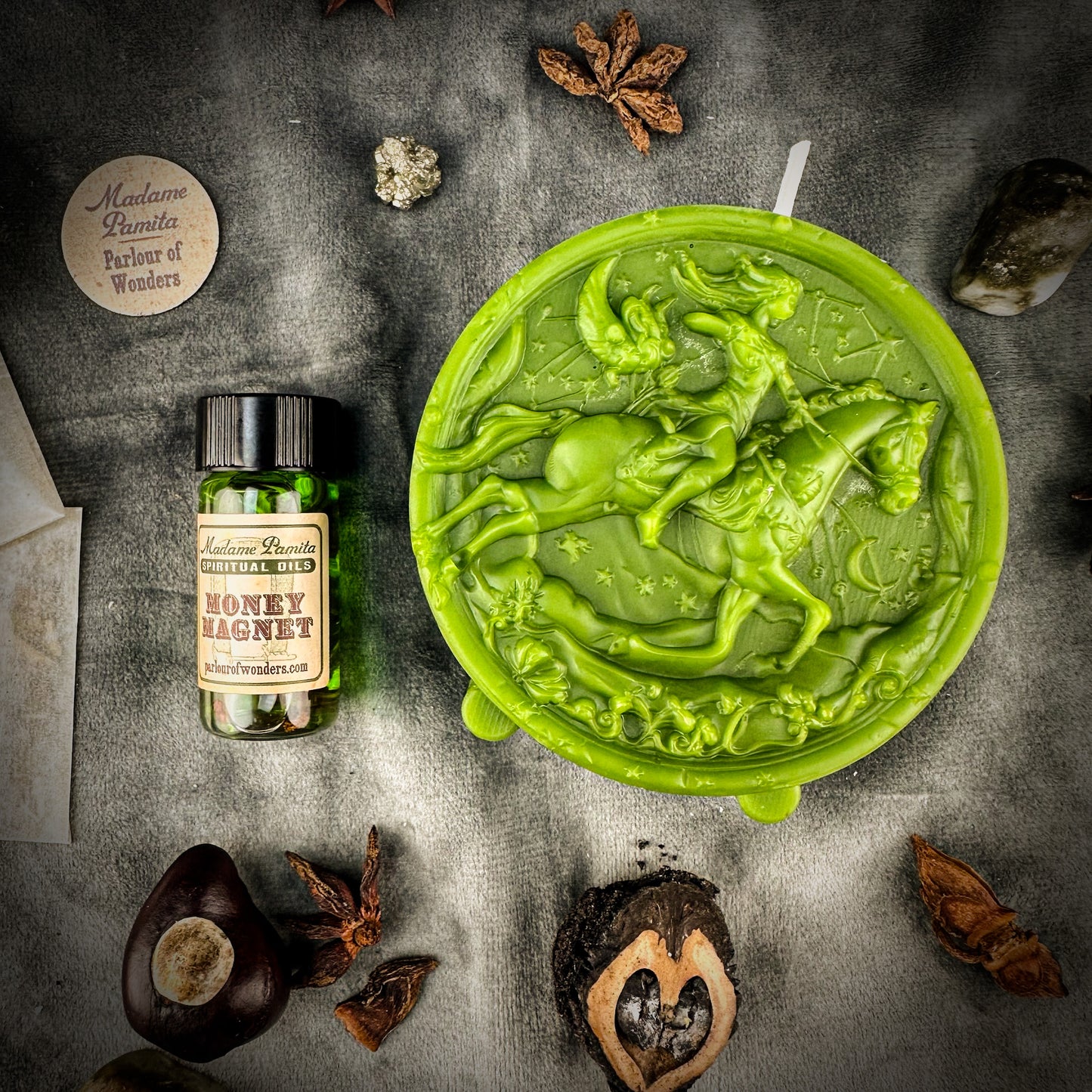 Sagittarius Power Candle Spell Kit - Adventure, Optimism & Wisdom Magic