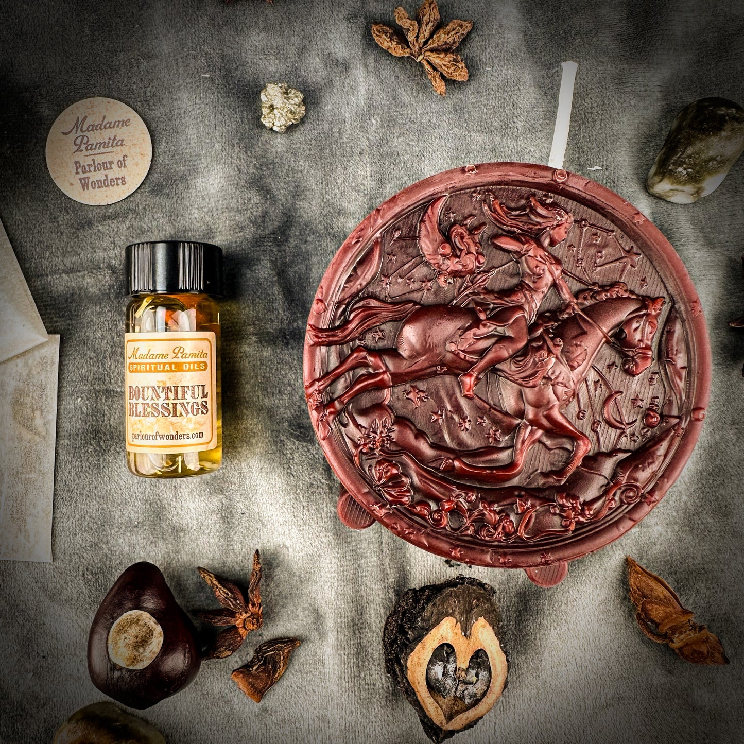 Sagittarius Power Candle Spell Kit - Adventure, Optimism & Wisdom Magic