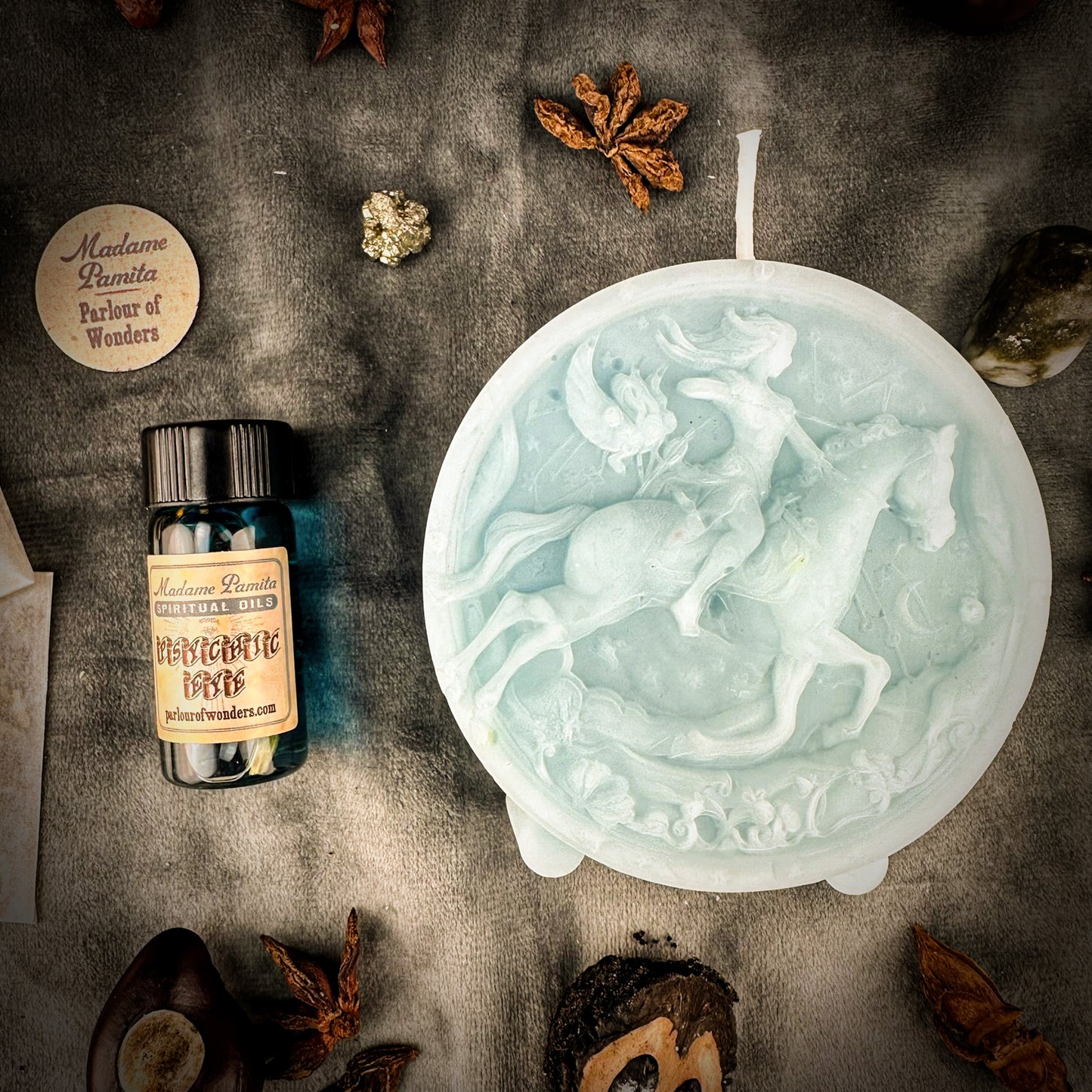 Sagittarius Power Candle Spell Kit - Adventure, Optimism & Wisdom Magic