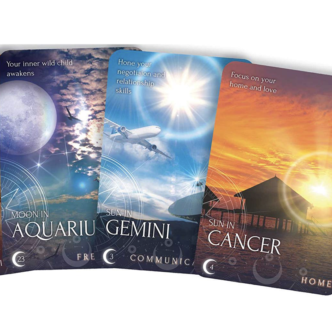 Zodiac Moon Reading Cards - Deck
