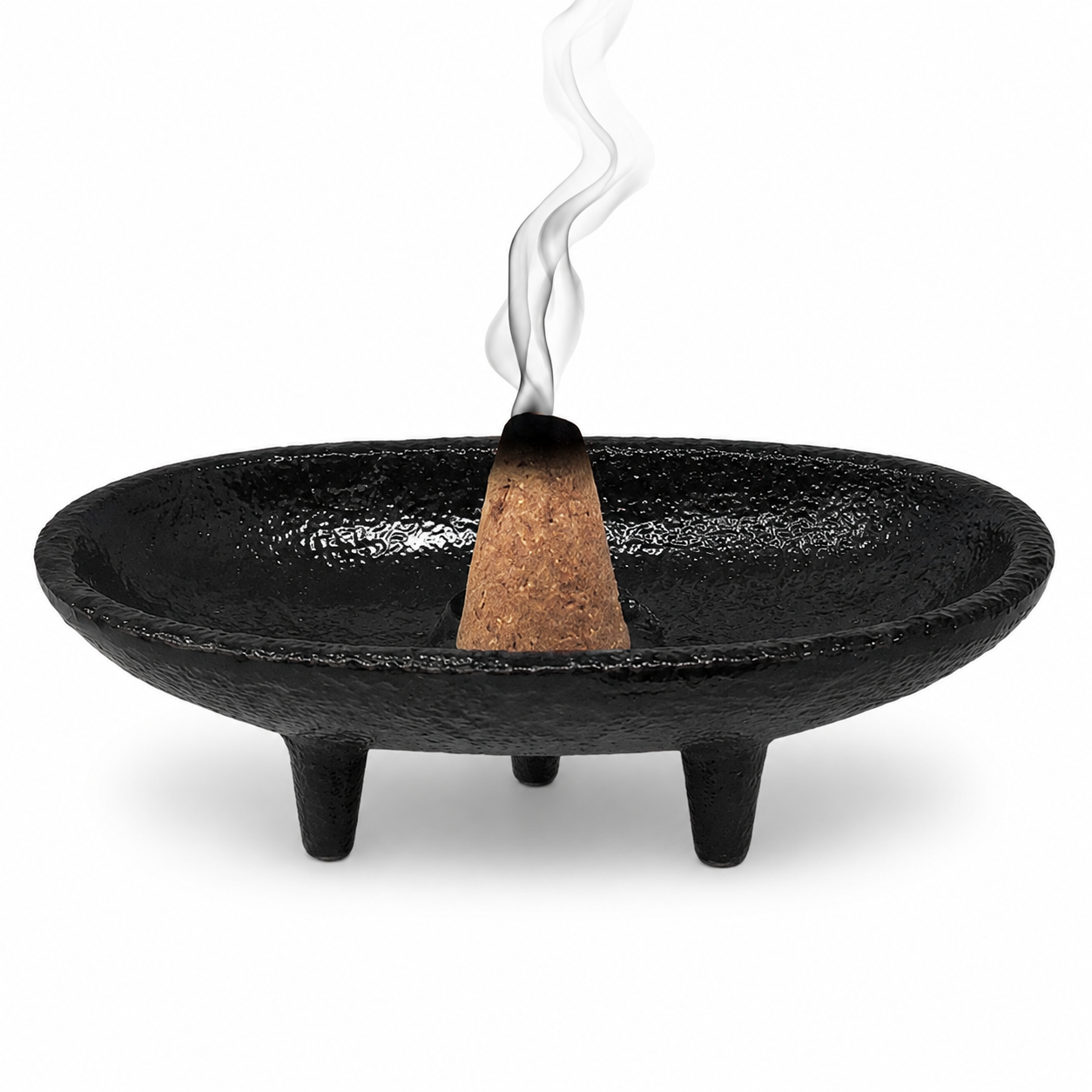 Cast Iron Canoe Smudge Pot &amp; Incense Burner