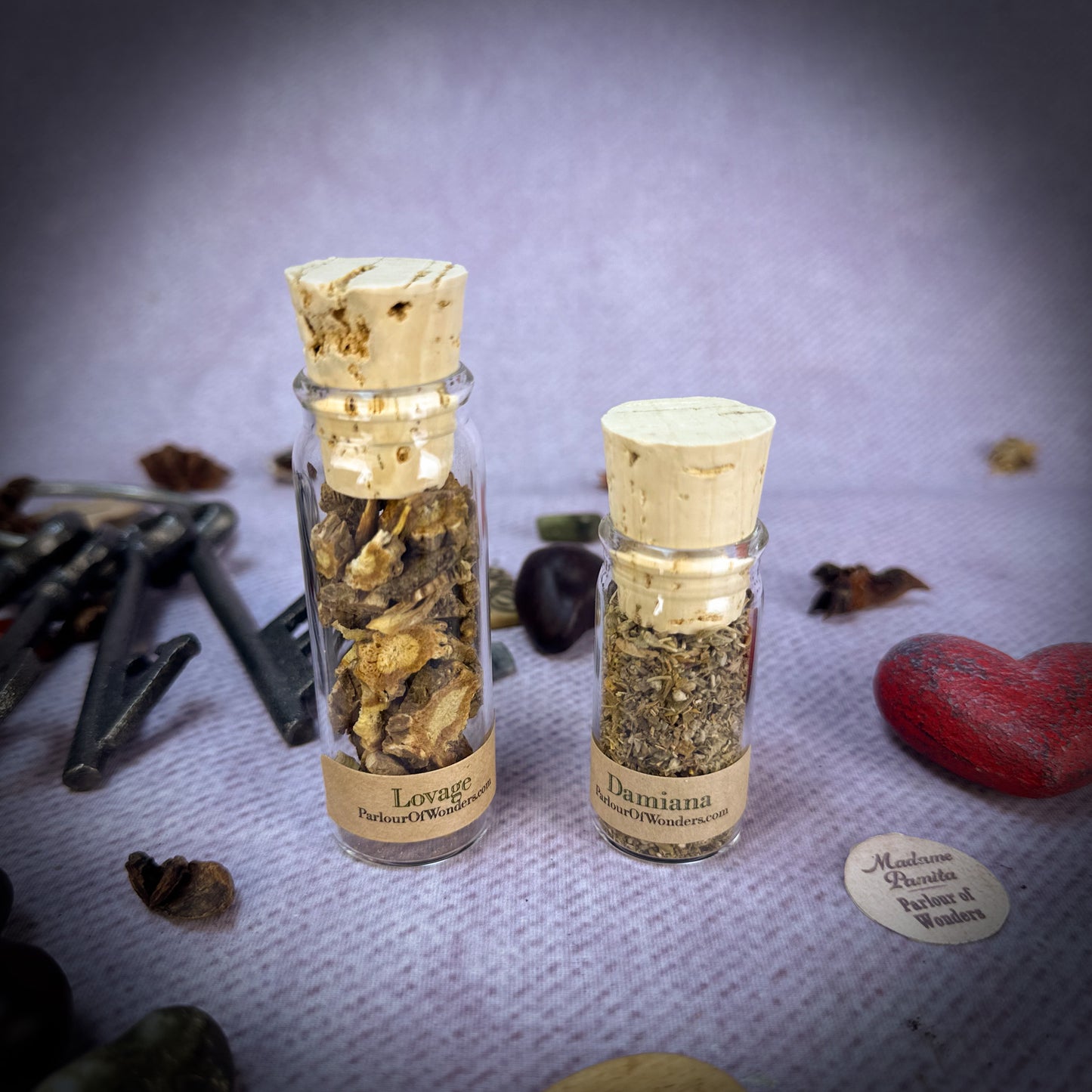 Spiritual Herbs into one magical bundle! Your choice of 10 or 20 spiritual herbs in either 5 dram or 10 dram bottles.