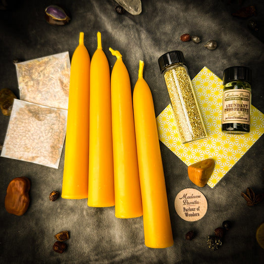 Affluence Candle Spell Booster Pack - Add Prosperity to Any Candle Spell Kit