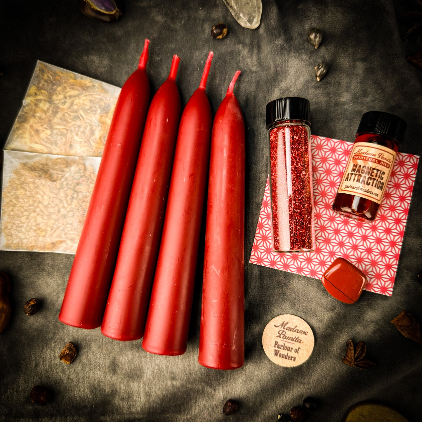 Attraction Candle Spell Booster Pack - Add Magnetism to Any Candle Spell Kit