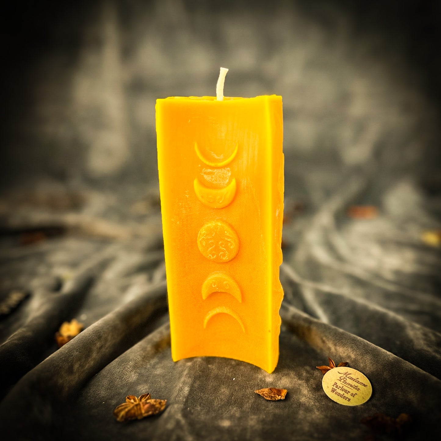 Beeswax 30 Day Moon Phase Spell Candle