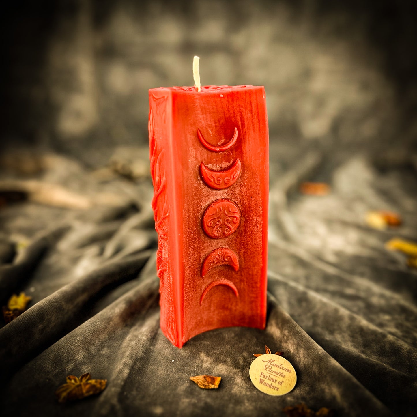 Beeswax 30 Day Moon Phase Spell Candle