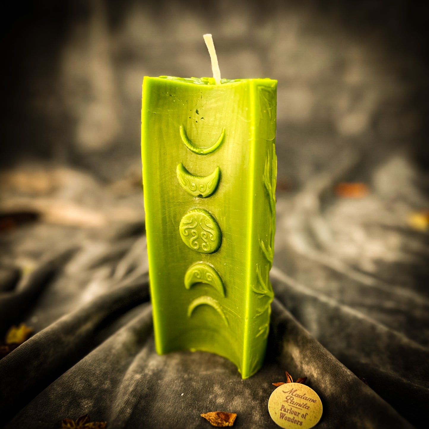 Beeswax 30 Day Moon Phase Spell Candle