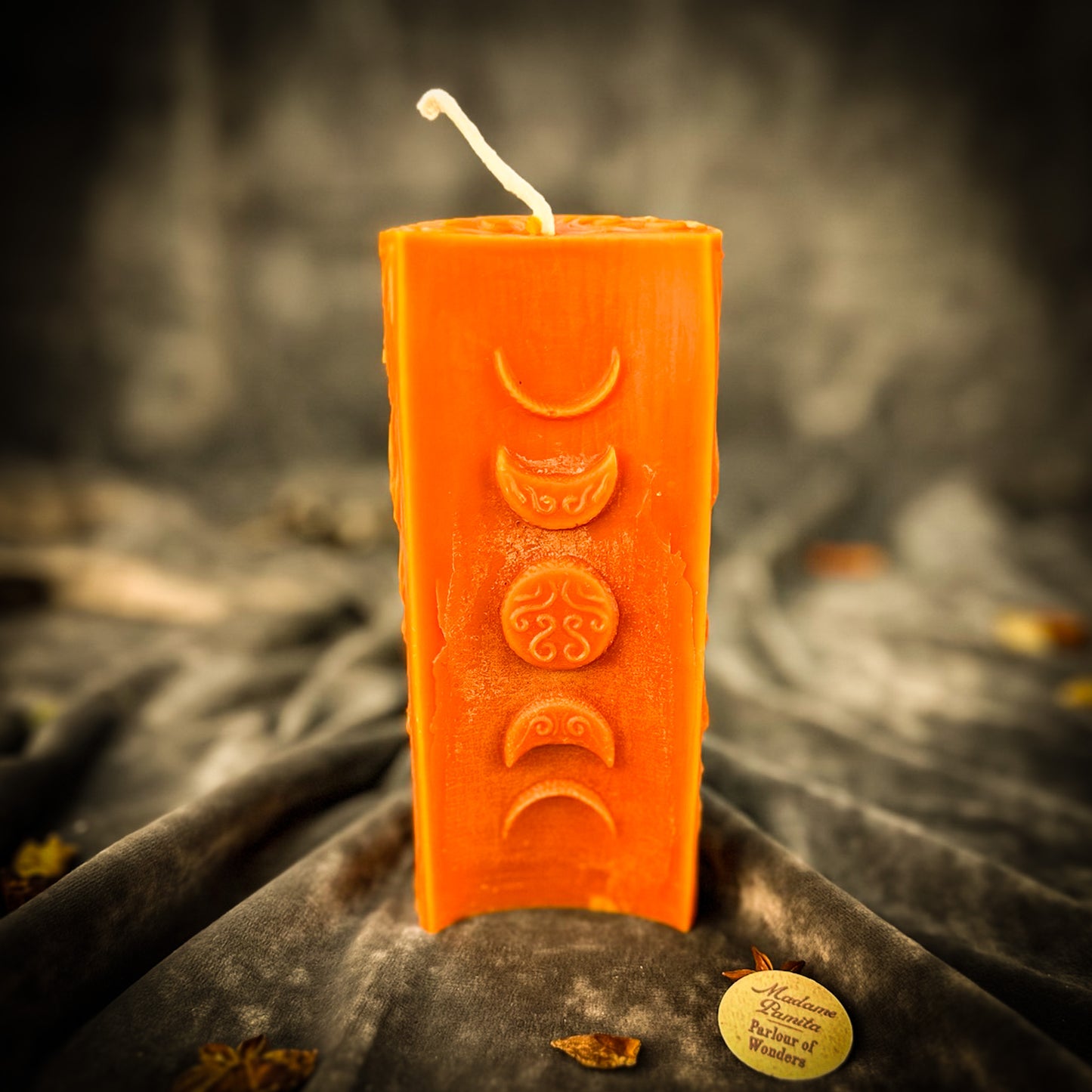 Beeswax 30 Day Moon Phase Spell Candle