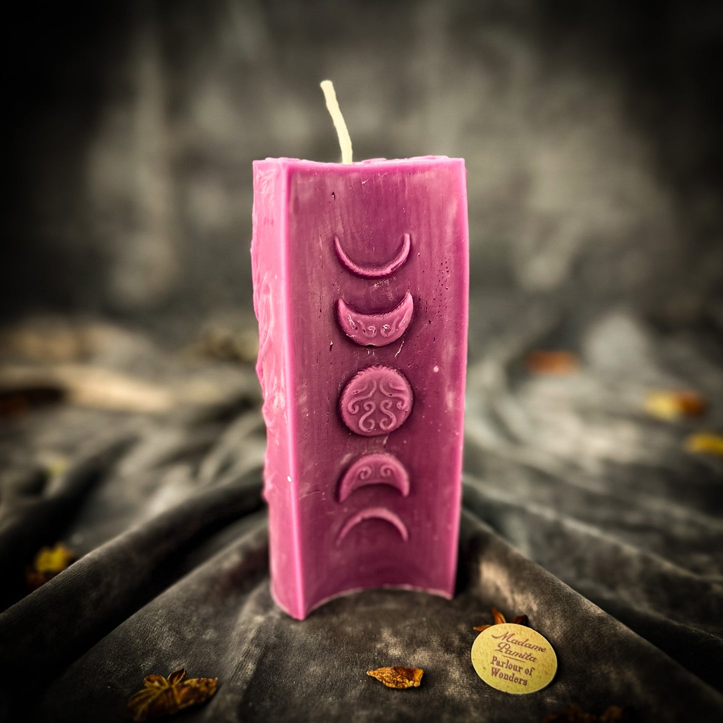 Beeswax 30 Day Moon Phase Spell Candle