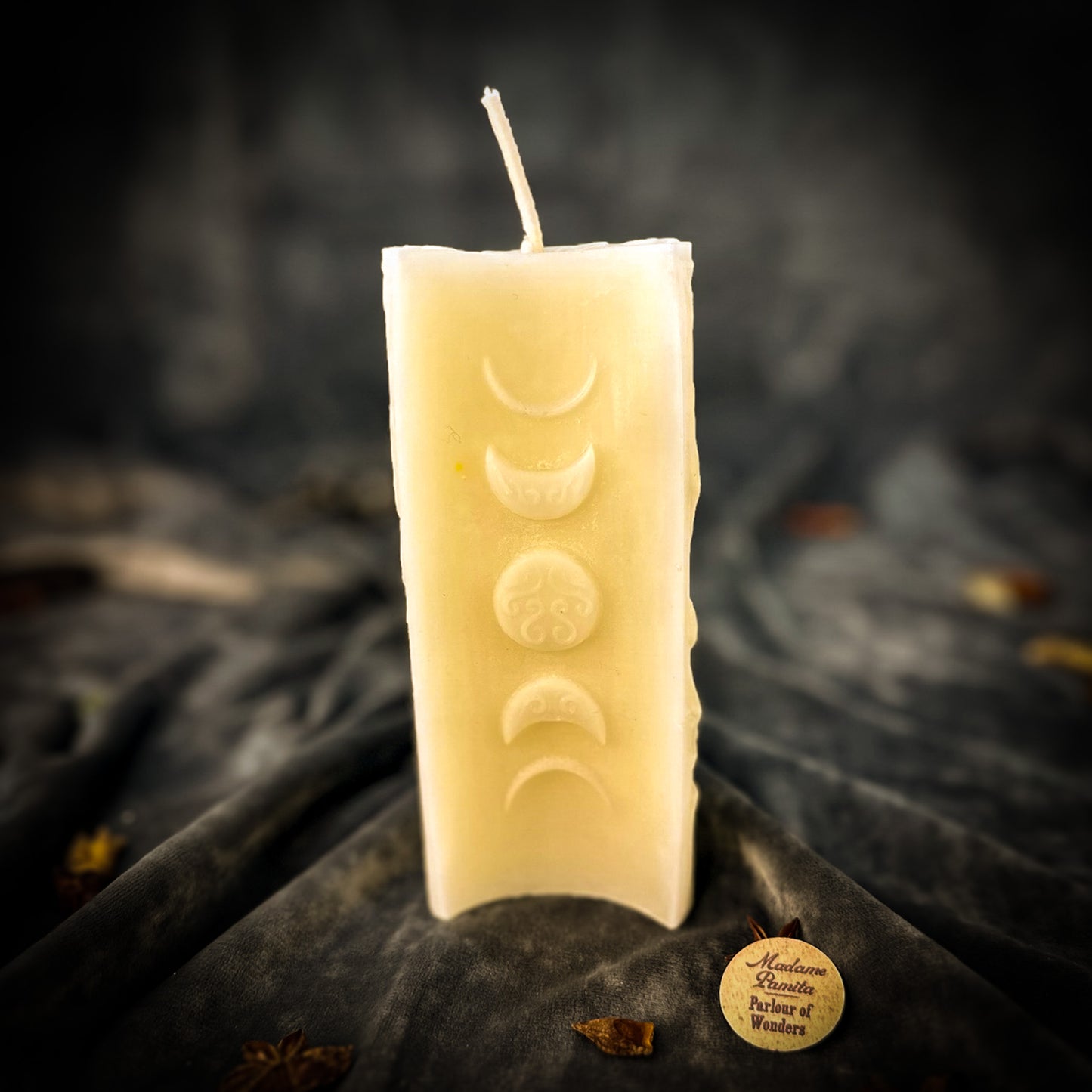 Beeswax 30 Day Moon Phase Spell Candle