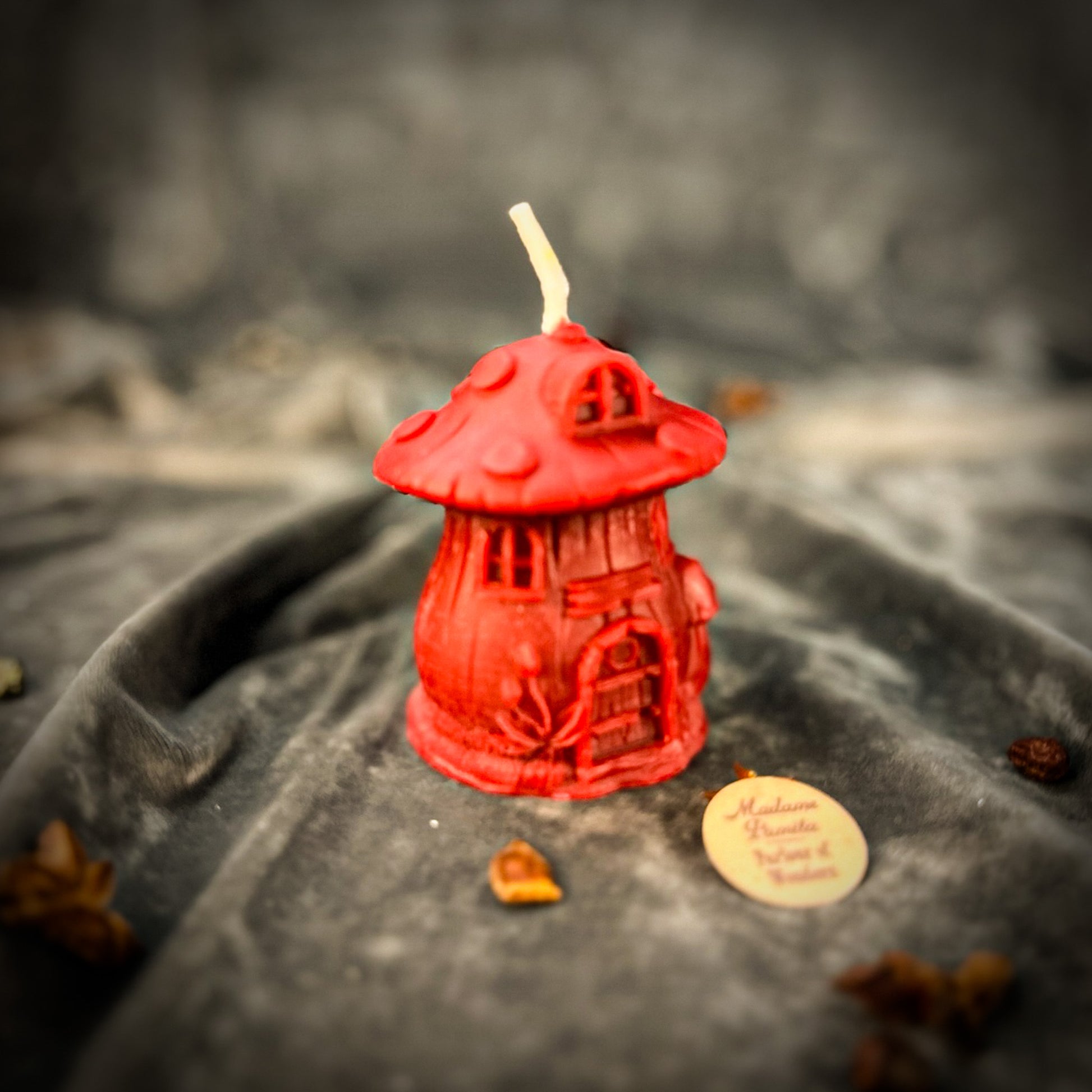 Red Fairy Hut Candle 