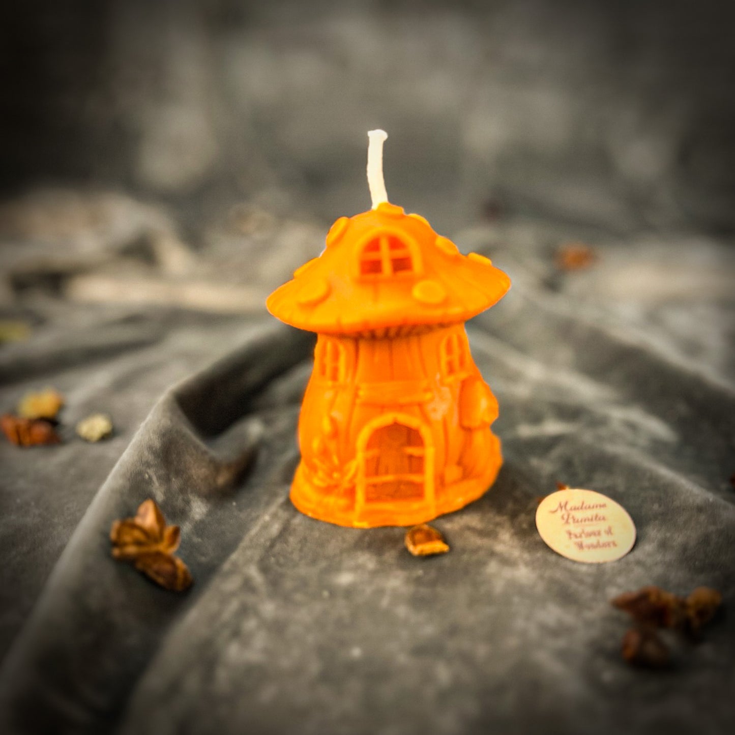 Mushroom Fairy Hut Orange 