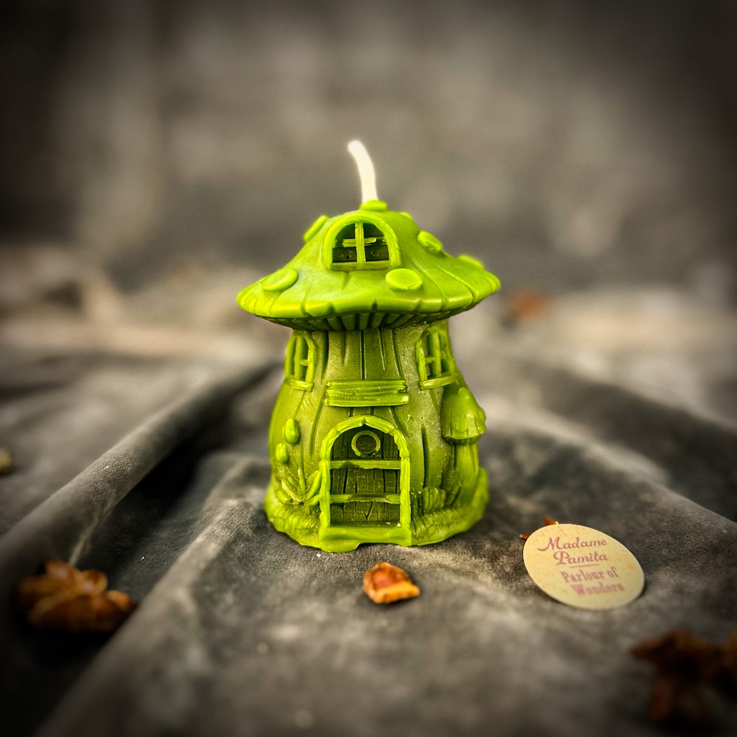 Green Fairy Hut Candle 