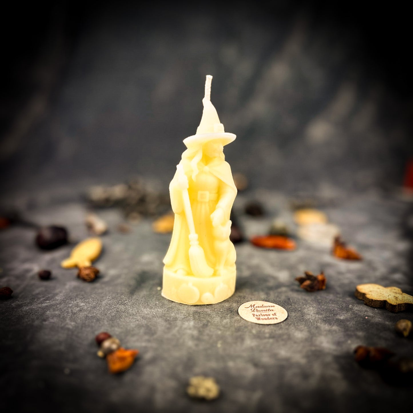 Beeswax Crone Witch Candle Spell Kit - Elder Wisdom & Empowerment Magic