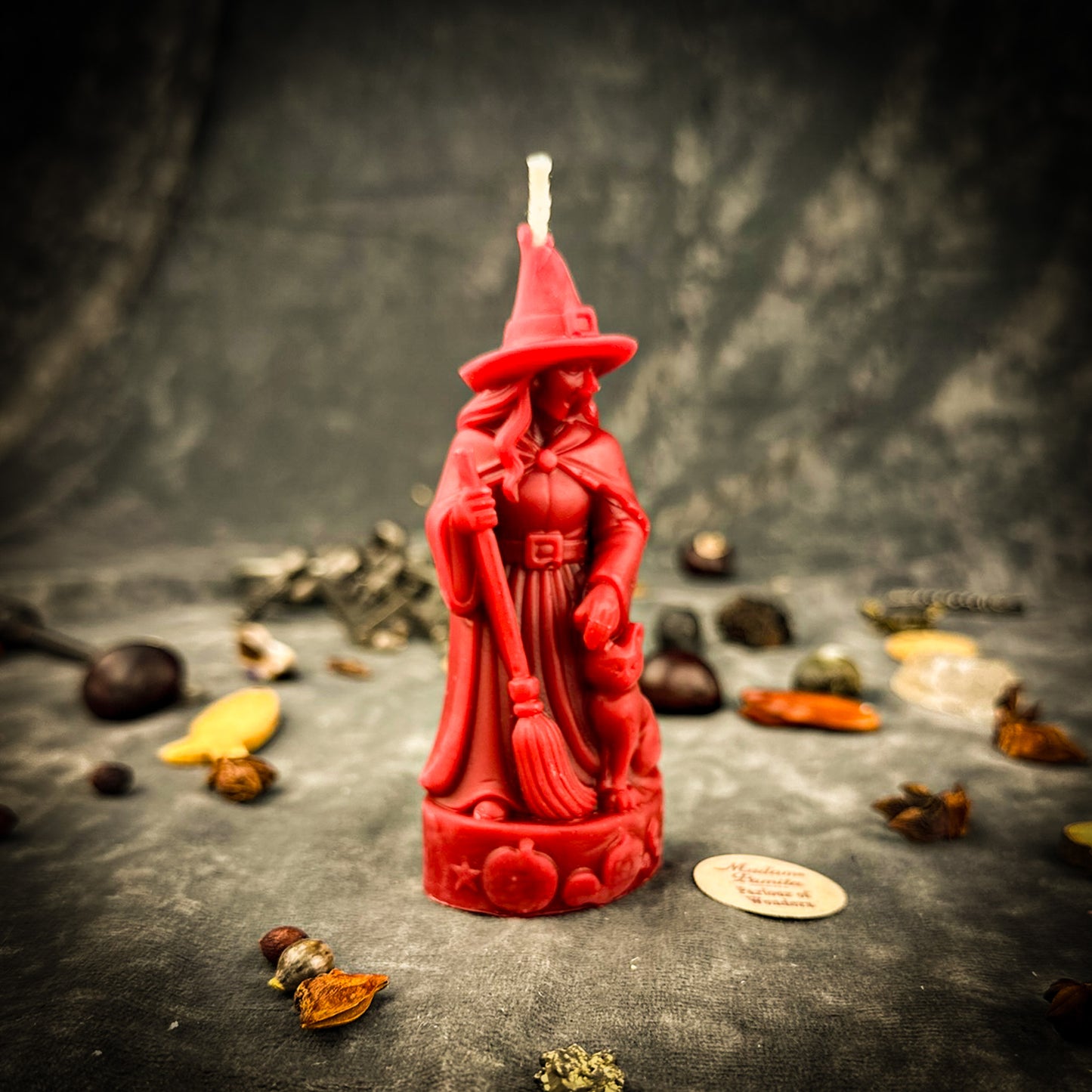 Beeswax Crone Witch Candle Spell Kit - Elder Wisdom & Empowerment Magic