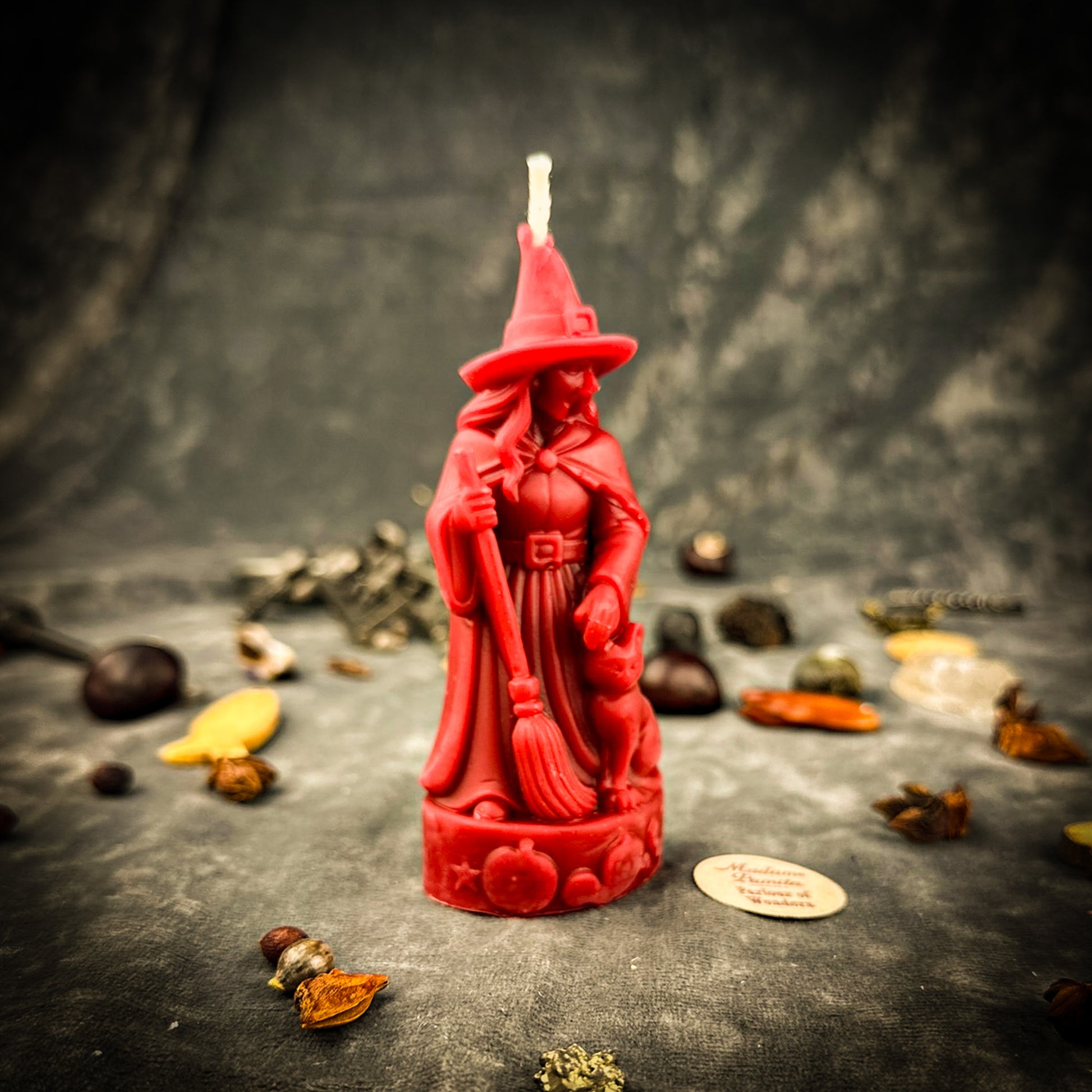 Red Crone Witch Spell Candle 