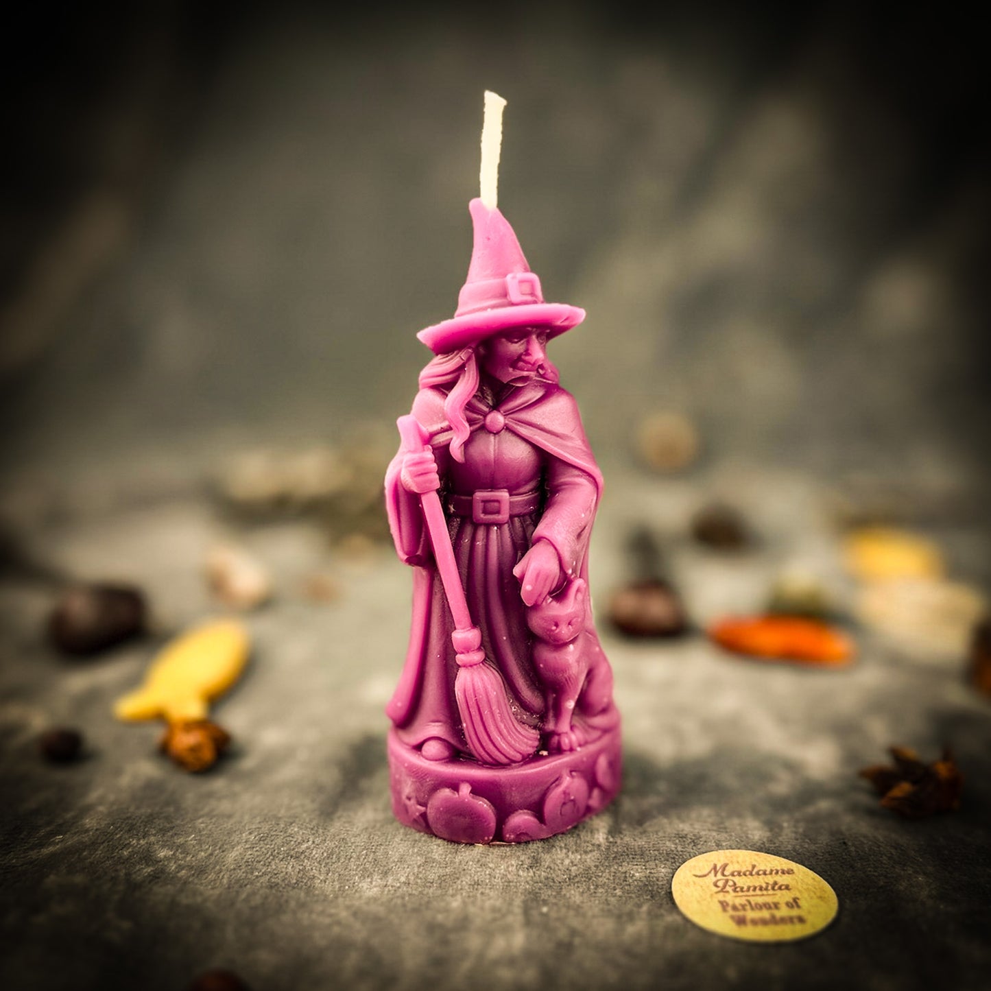 Beeswax Crone Witch Candle Spell Kit - Elder Wisdom & Empowerment Magic