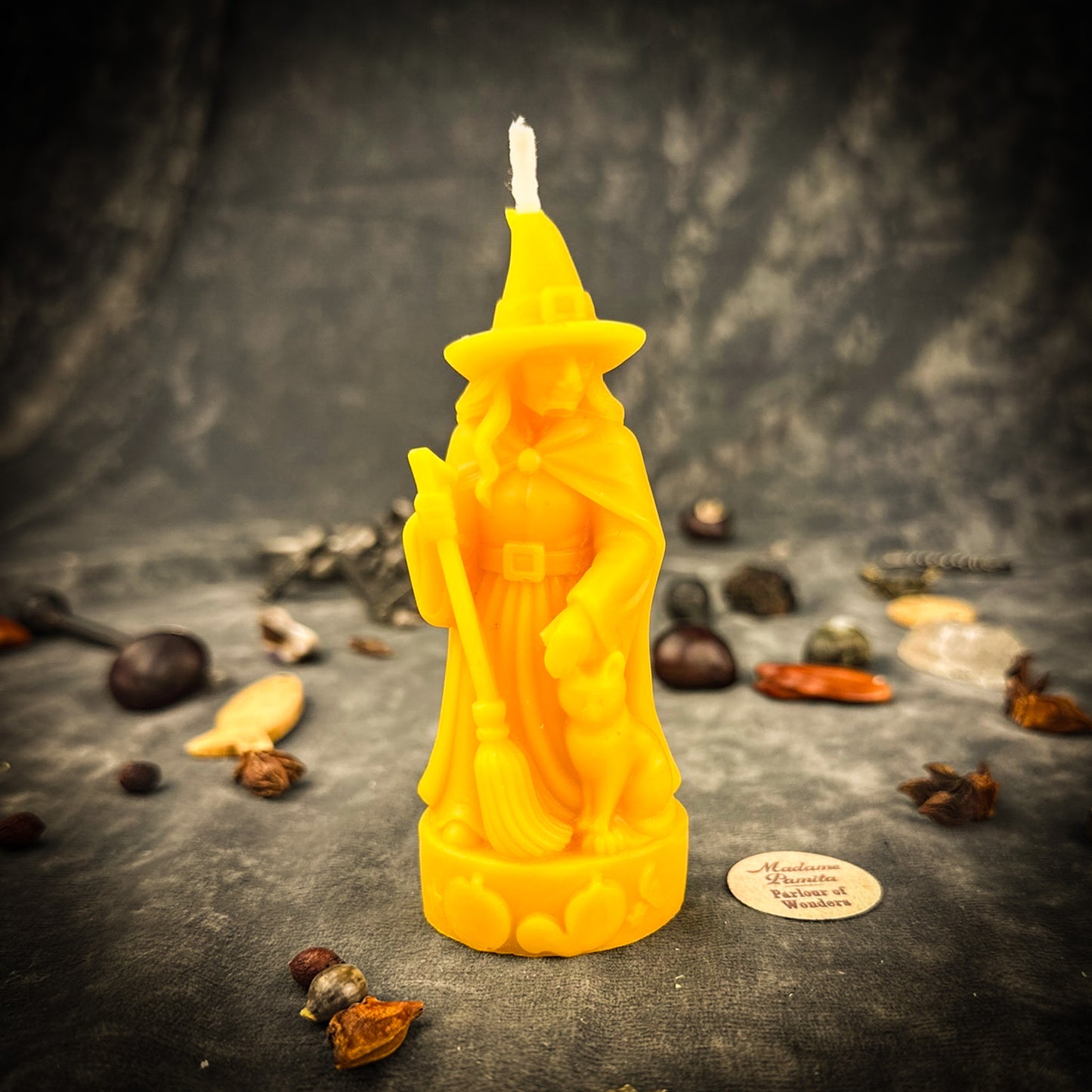 Beeswax Crone Witch Candle Spell Kit - Elder Wisdom & Empowerment Magic