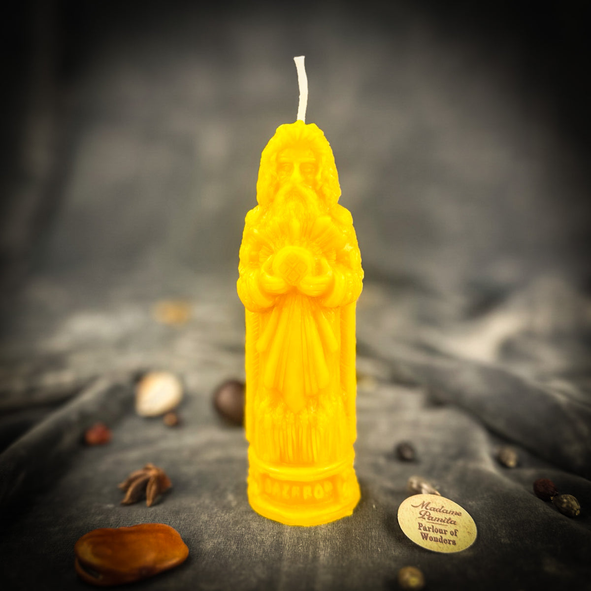 Beeswax Dazhboh God Spell Candle | Prosperity, Generosity & Growth