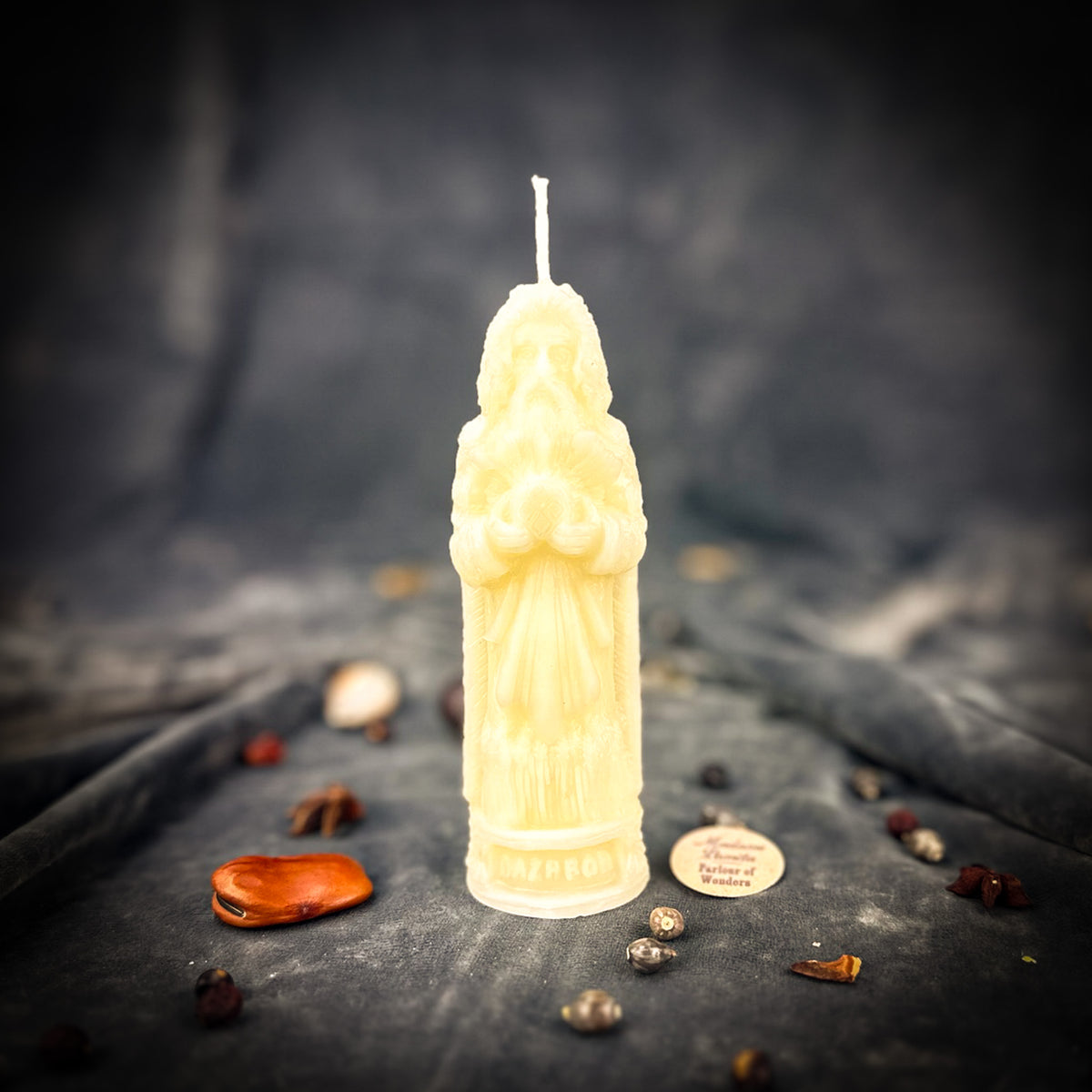 Beeswax Dazhboh God Spell Candle | Prosperity, Generosity & Growth