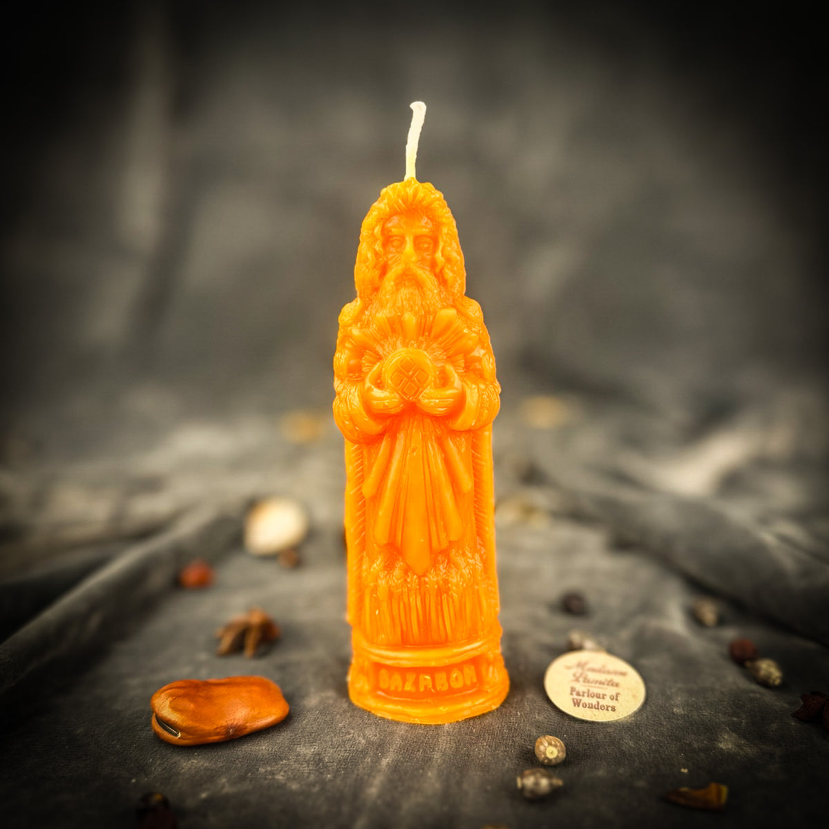 Beeswax Dazhboh God Spell Candle | Prosperity, Generosity & Growth
