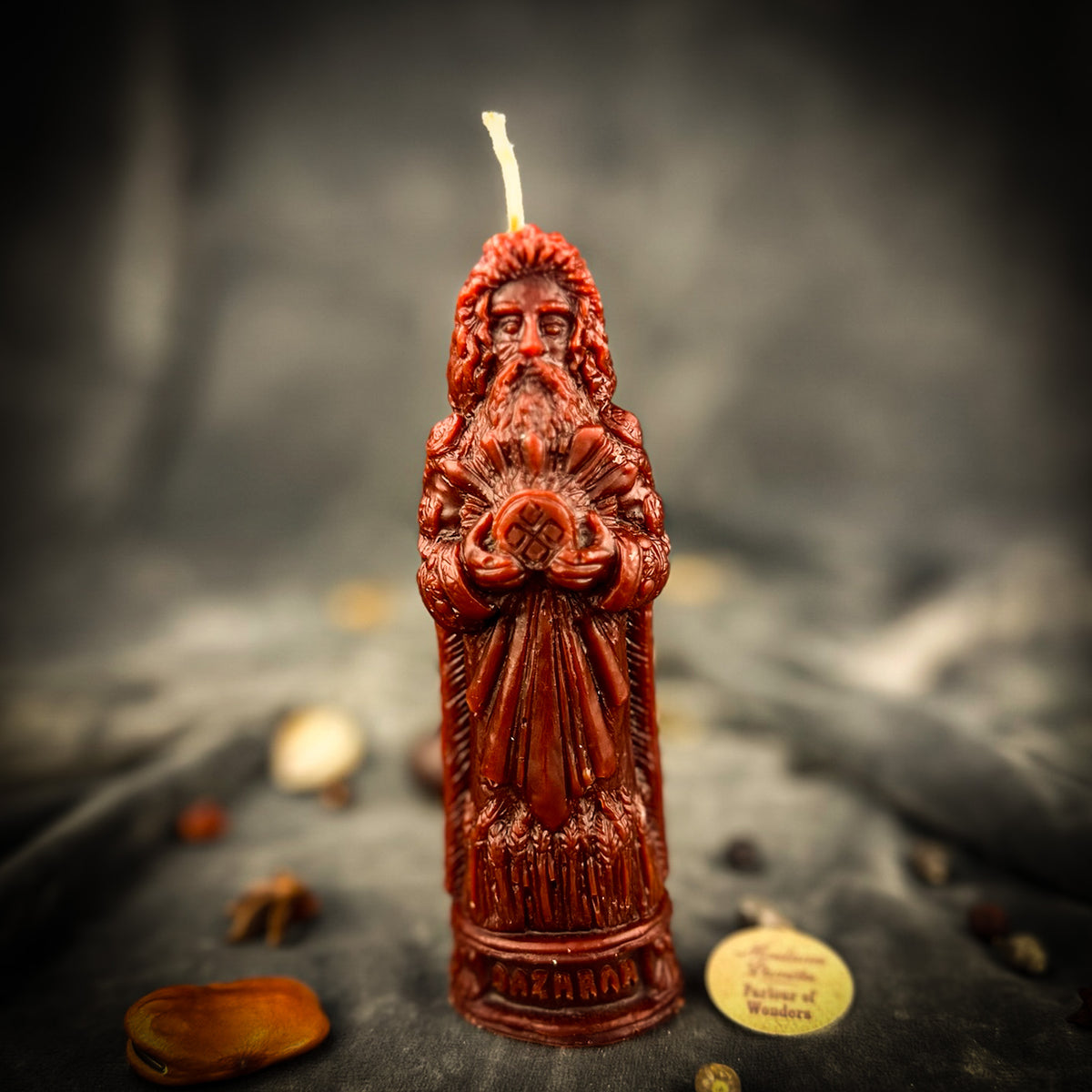 Beeswax Dazhboh God Spell Candle | Prosperity, Generosity & Growth