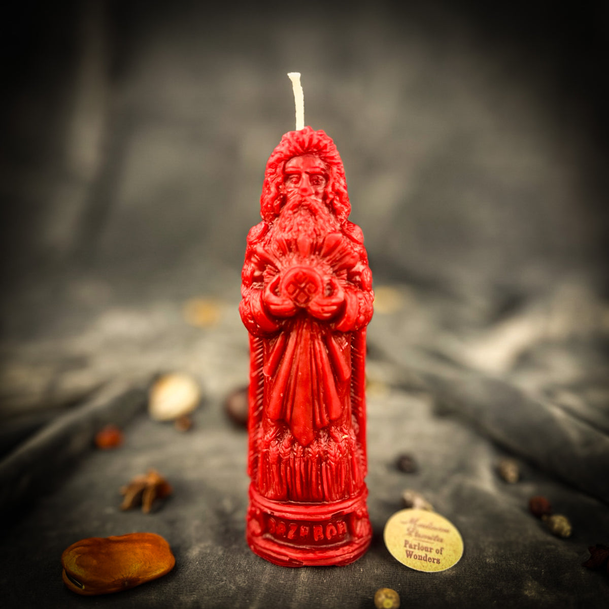 Beeswax Dazhboh God Spell Candle | Prosperity, Generosity & Growth