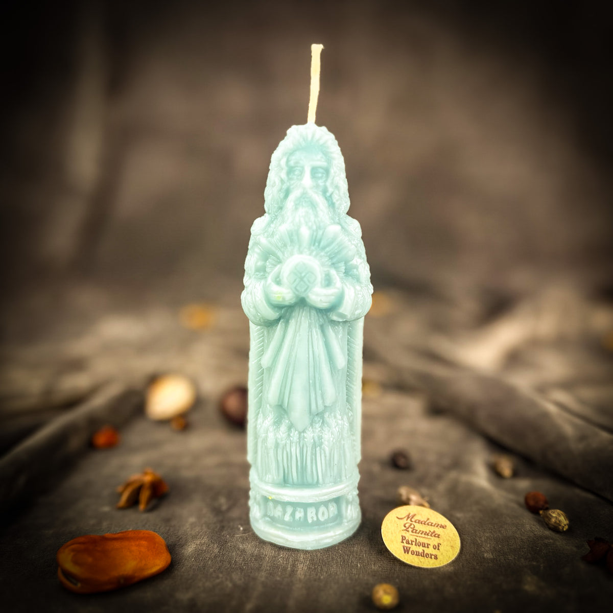 Beeswax Dazhboh God Spell Candle | Prosperity, Generosity & Growth