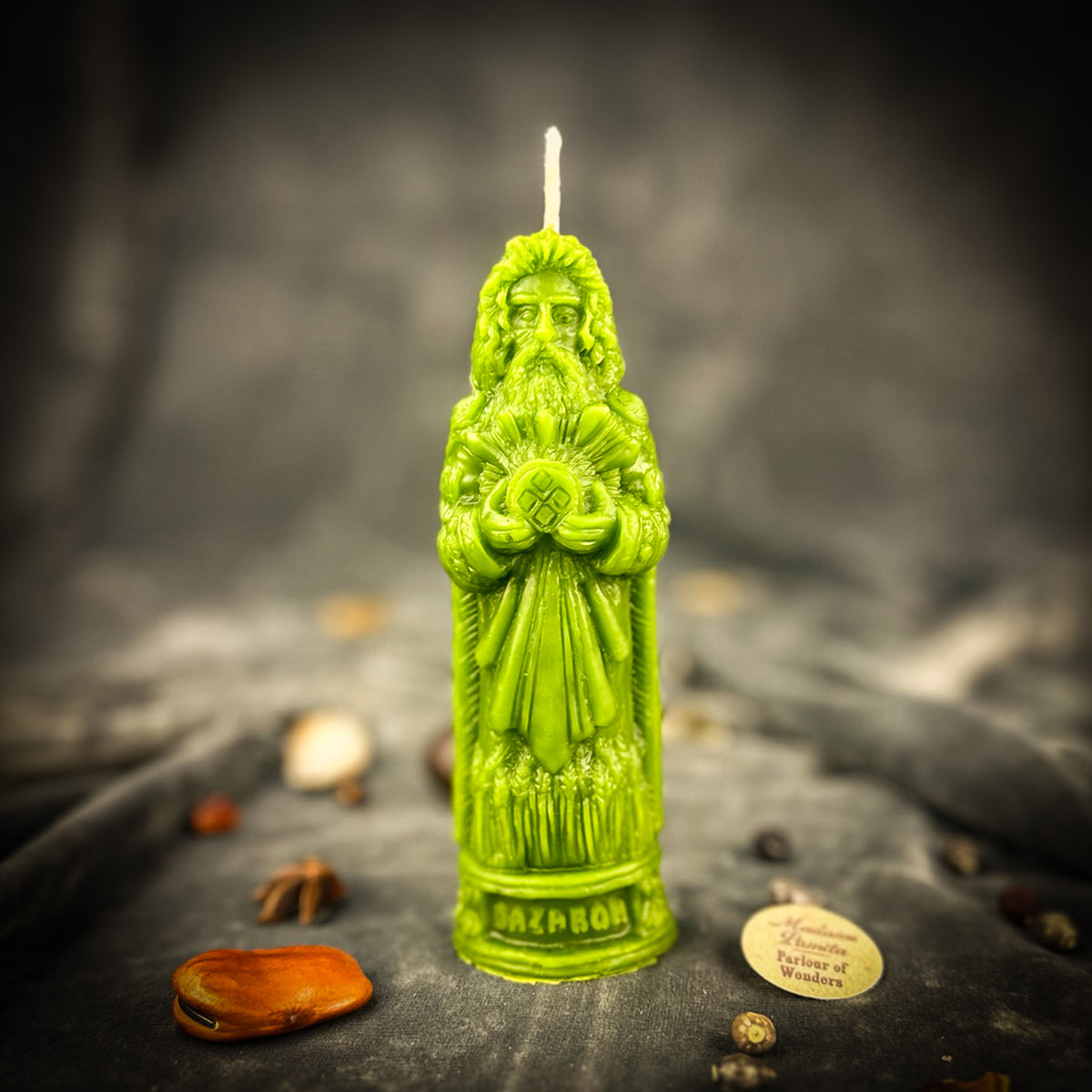 Beeswax Dazhboh God Spell Candle | Prosperity, Generosity & Growth