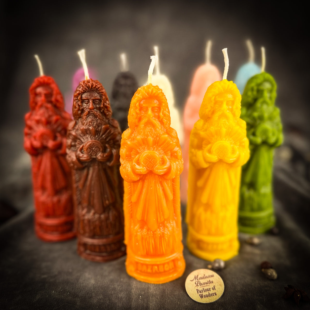 Beeswax Dazhboh God Spell Candle | Prosperity, Generosity & Growth