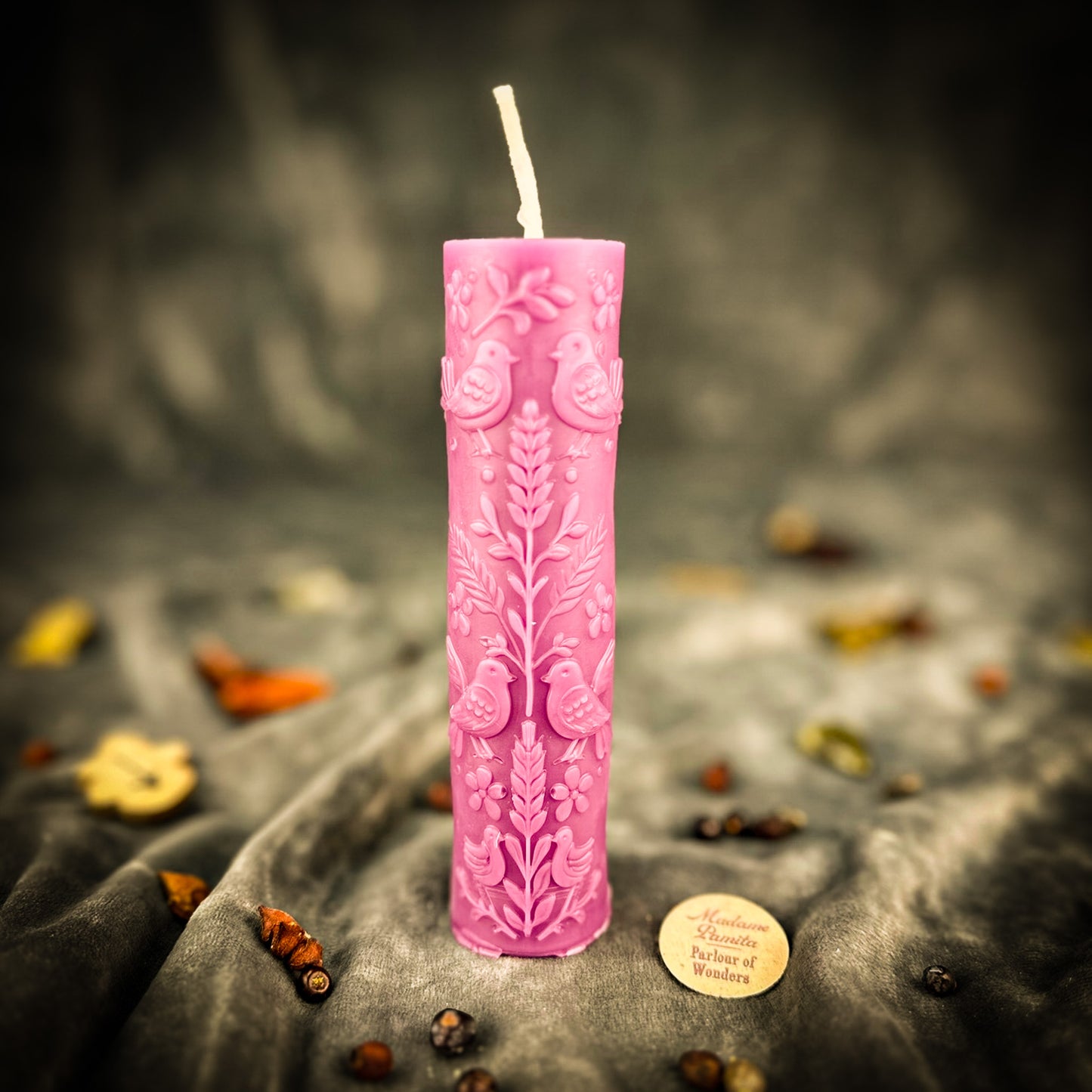 Purple Derevo Zhyttya Tree of Life Candle 