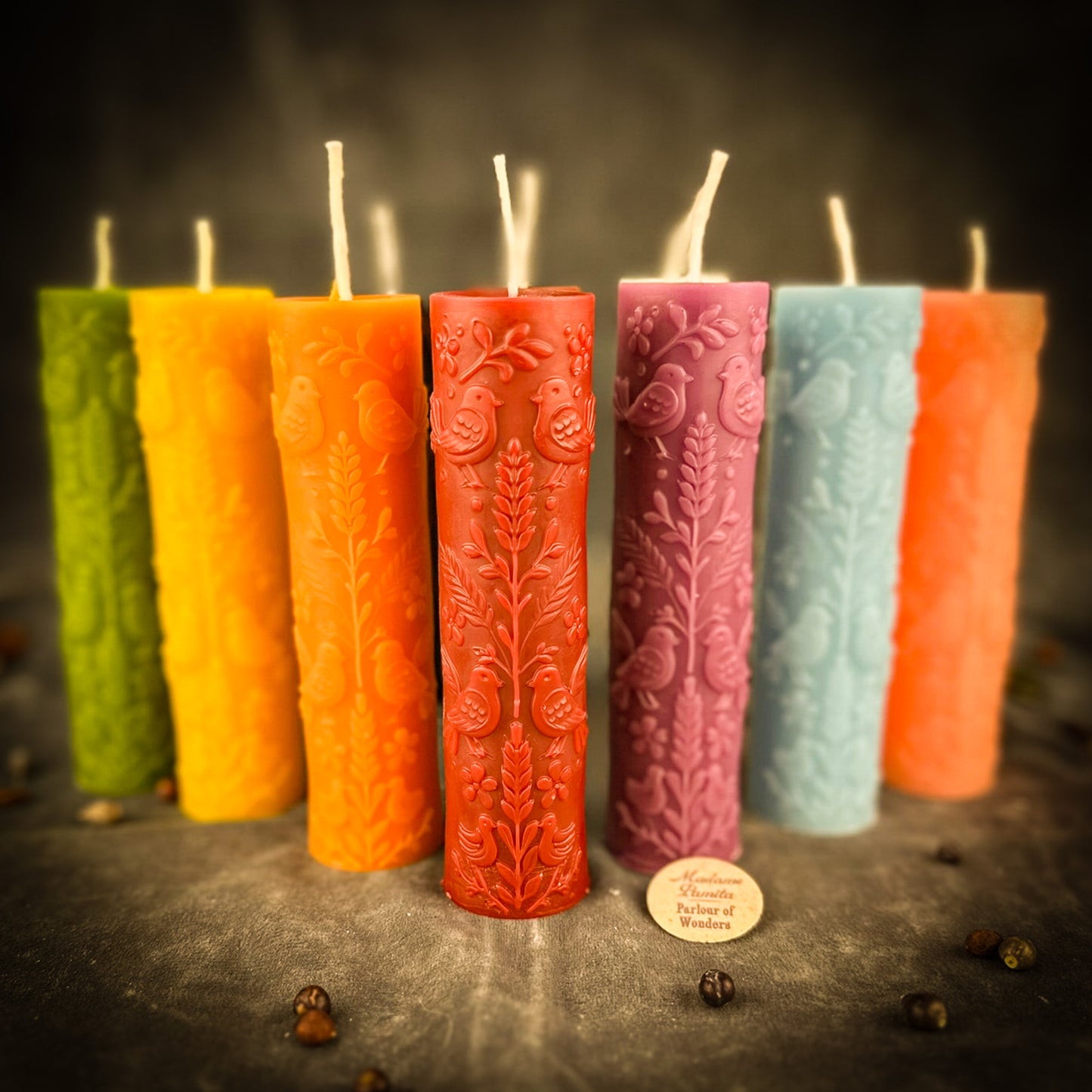 Derevo Zhyttya Tree of Life Candle - Ukrainian Growth & Ancestral Connection